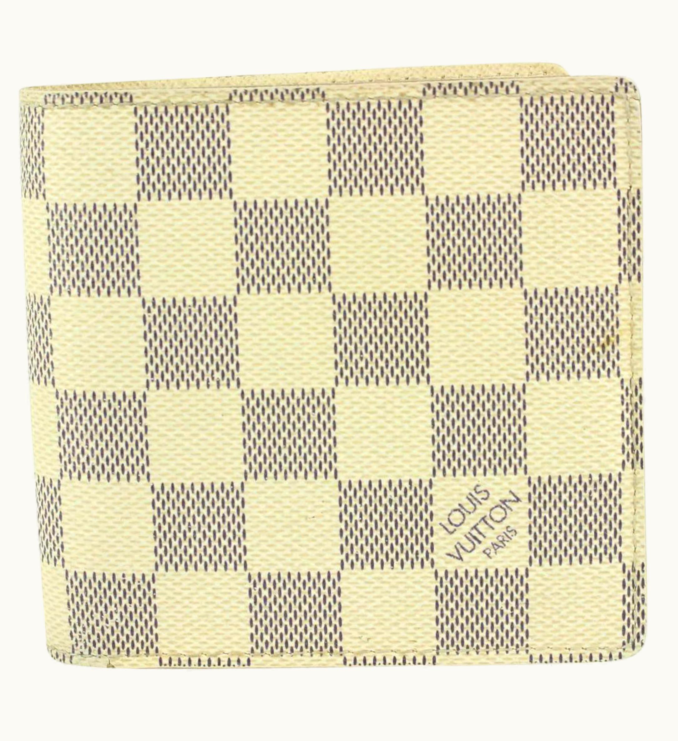 Louis Vuitton Louis Vuitton Damier Azur Multiple Wallet 1214lv31