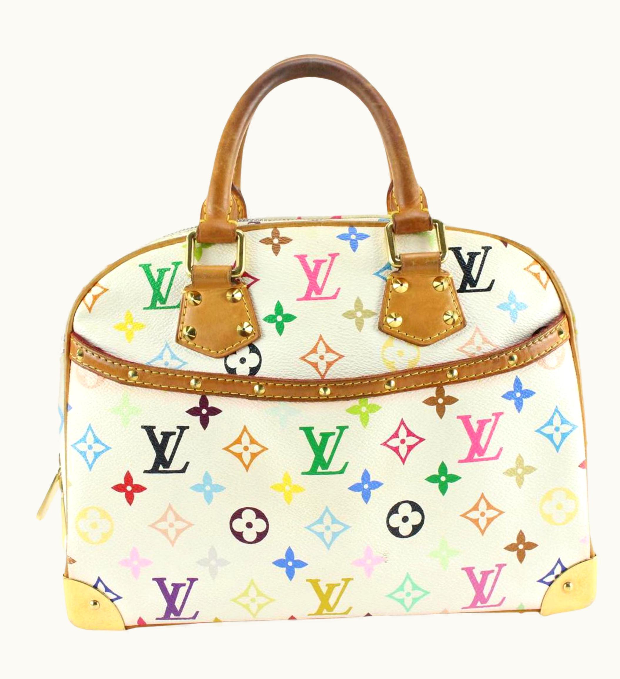Louis Vuitton Louis Vuitton Monogram Multicolor Trouville Satchel 40lk811s