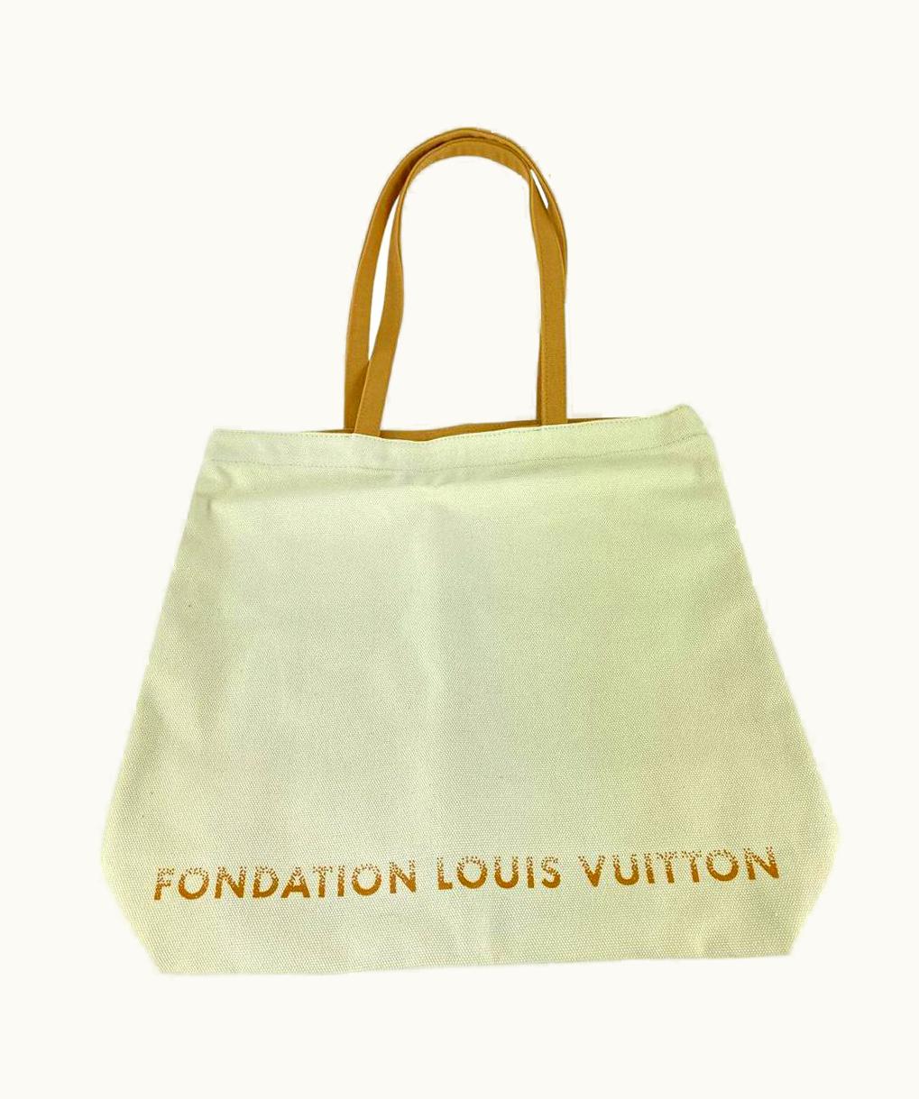 Louis Vuitton Ivory Fondation Museum Tote 29lvl1125