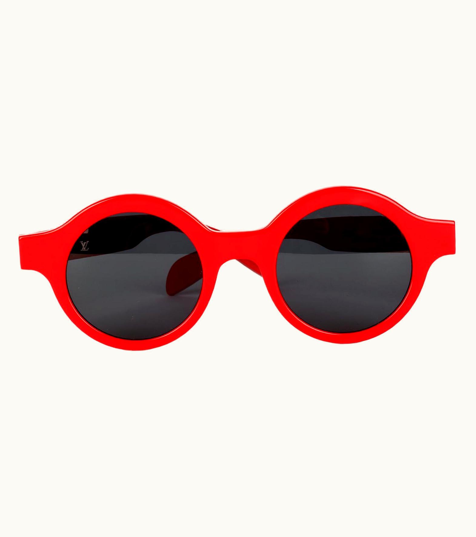 Louis Vuitton Supreme Red Acetate Downtown Sunglasses