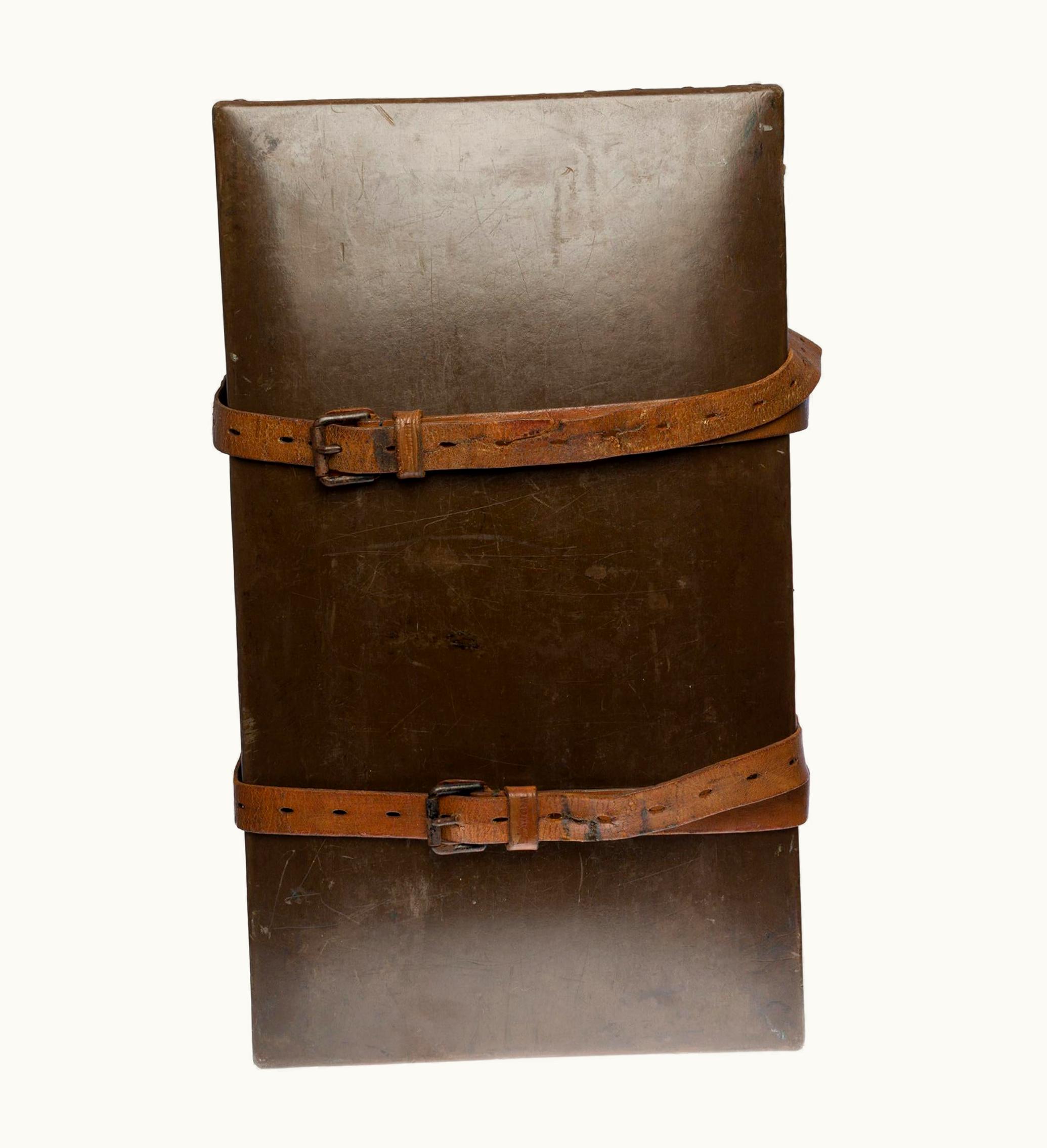 Louis Vuitton Rare Louis Vuitton Trunk In Brown Vulcanized Fiber