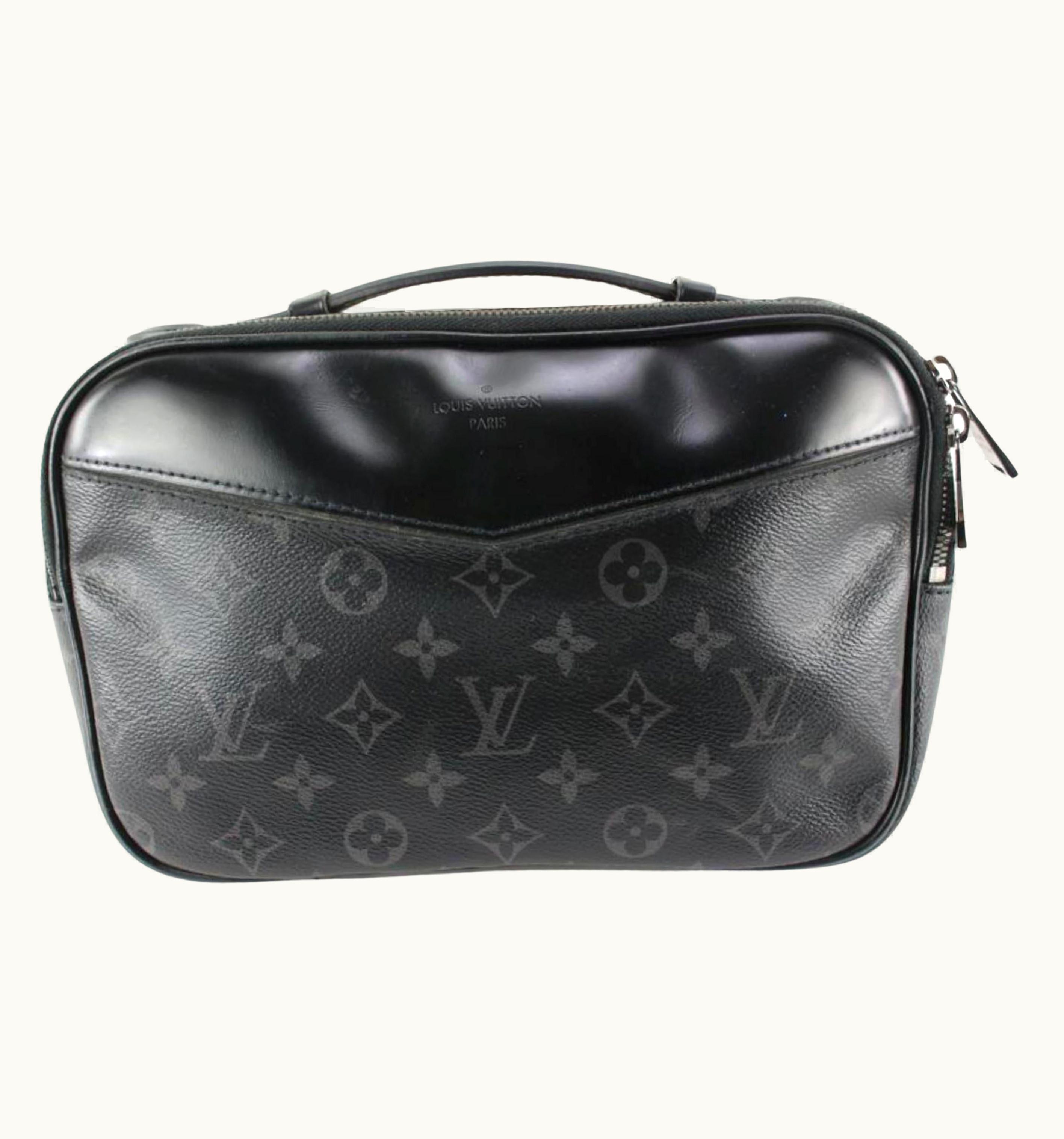 Louis Vuitton Black Monogram Eclipse Explorer 96lk411s