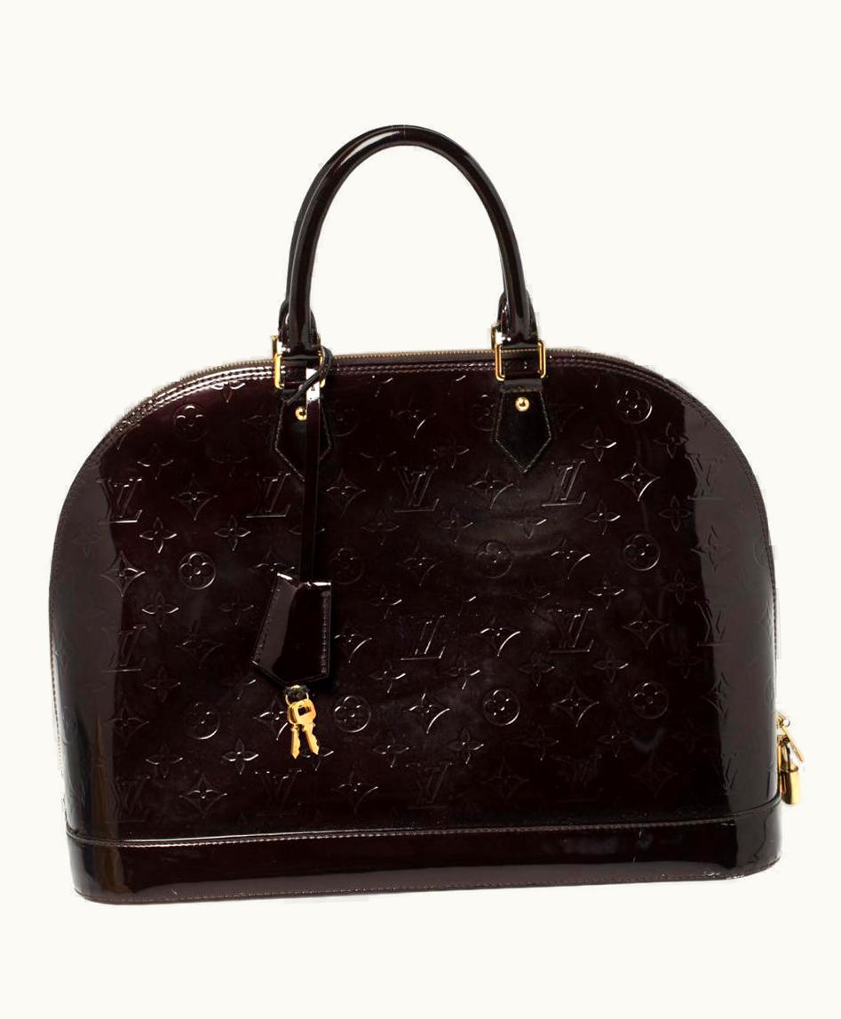 Louis Vuitton Amarante Monogram Vernis Alma Gm Bag UZ0581053