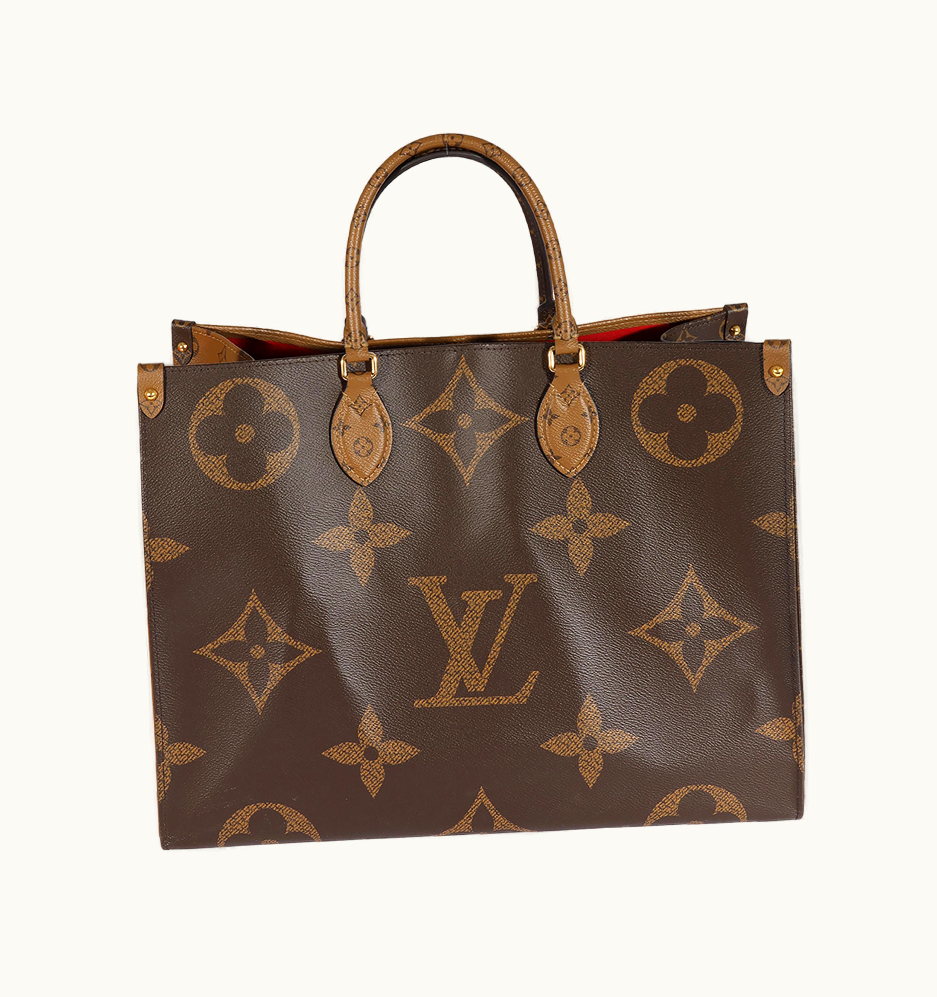 Louis Vuitton Monogram & Monogram Reverse Canvas Onthego Gm