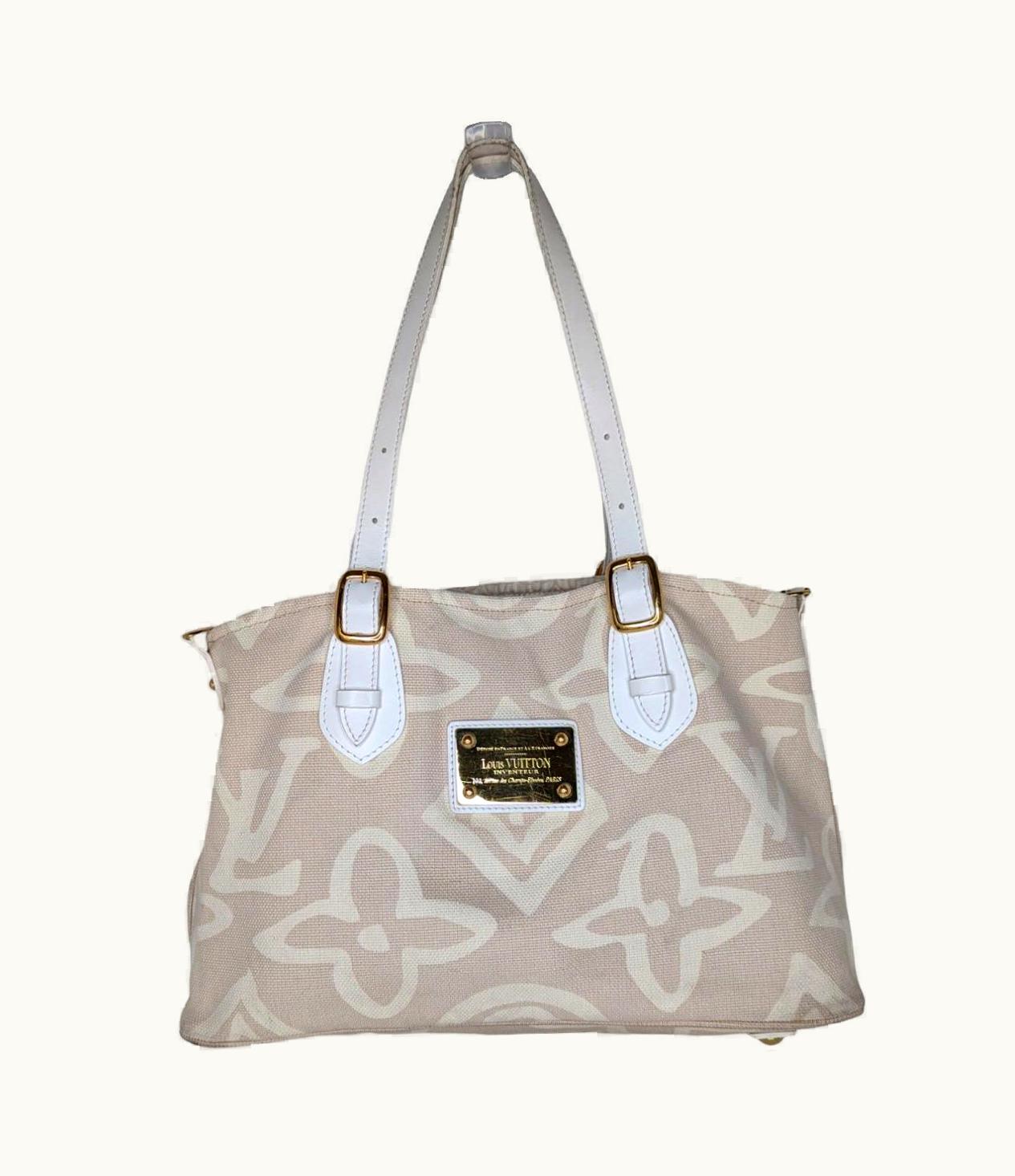 Louis Vuitton Limited Edition Beige Tahitienne Cabas Bag