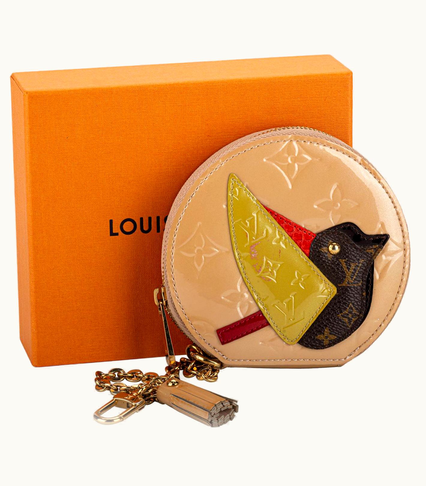 Louis Vuitton Collectible Bird Coin Case In Box