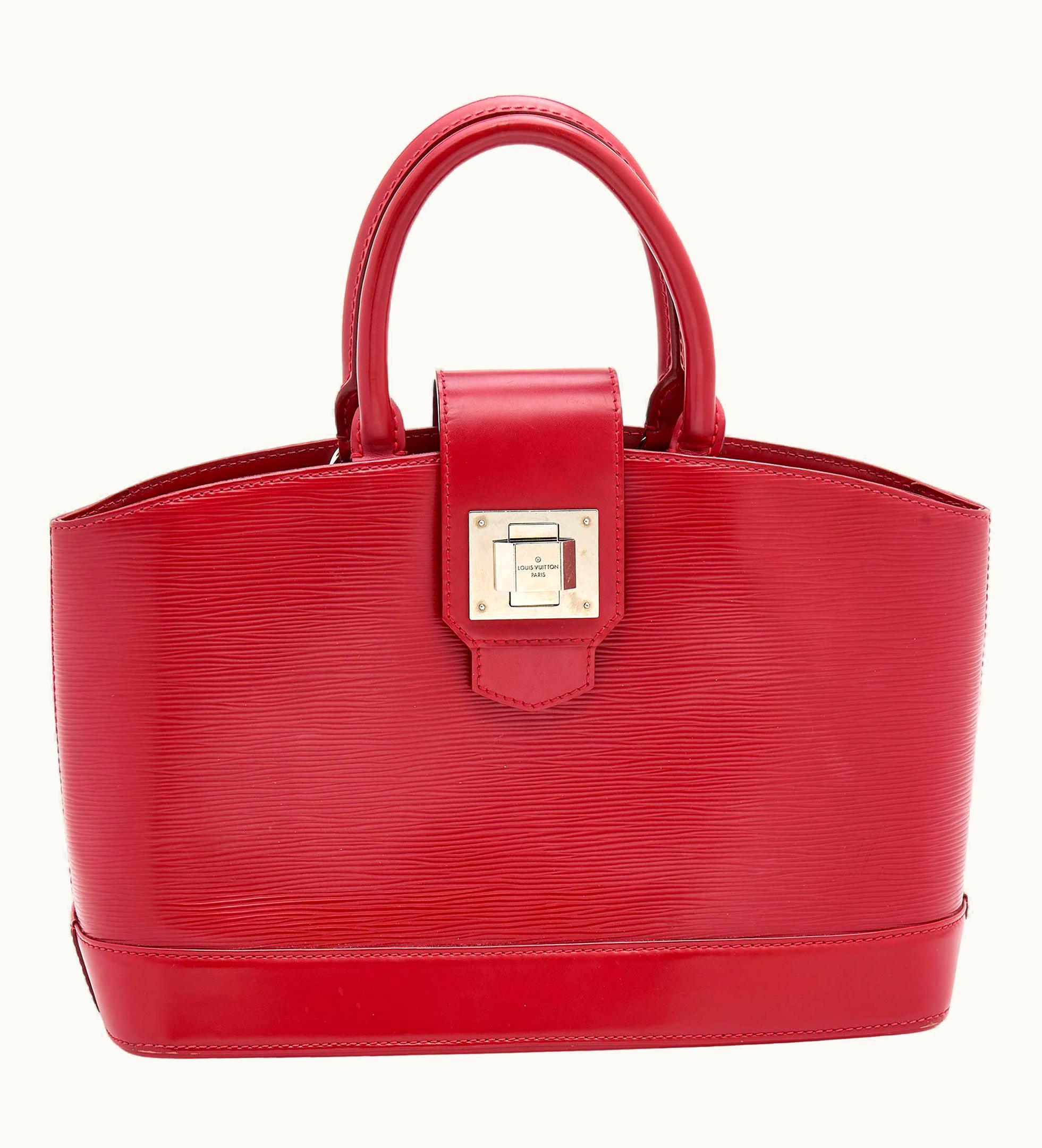 Louis Vuitton Carmine Epi Leather Mirabeau Pm Bag