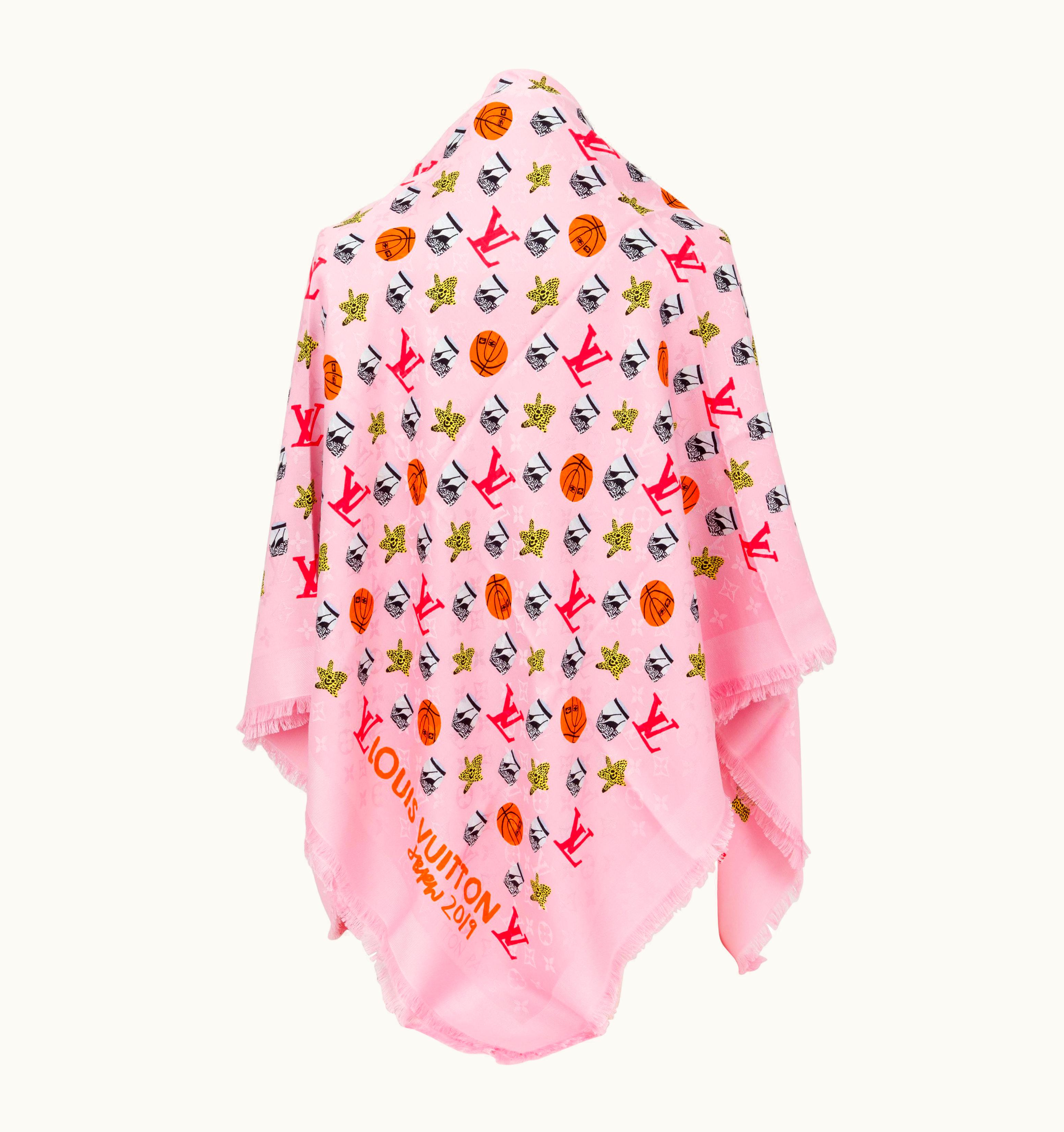 Louis Vuitton Limited Edition Bubble Pink Shawl