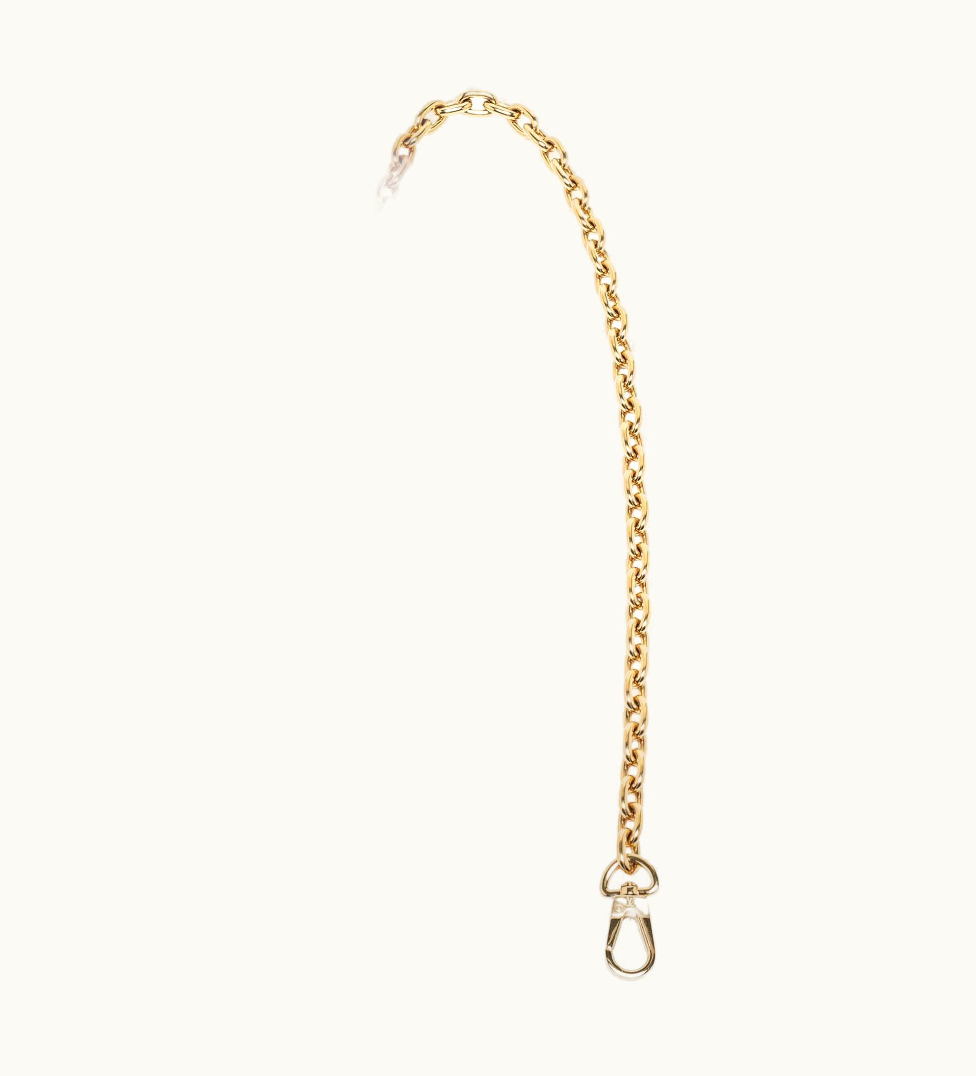 Louis Vuitton Gold Chain Link Shoulder Bag Strap UZ0581138
