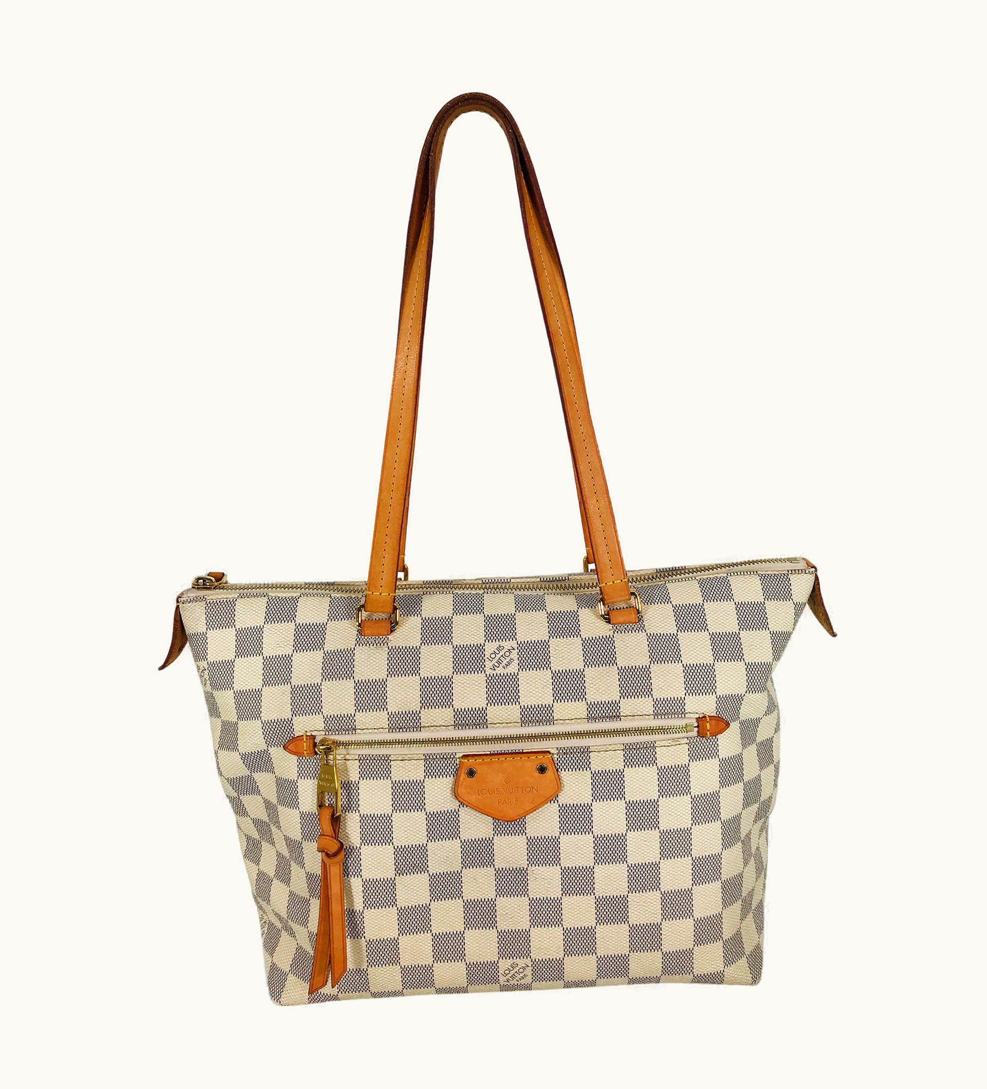 Louis Vuitton Damier Azur Lena Canvas Pm Handbag