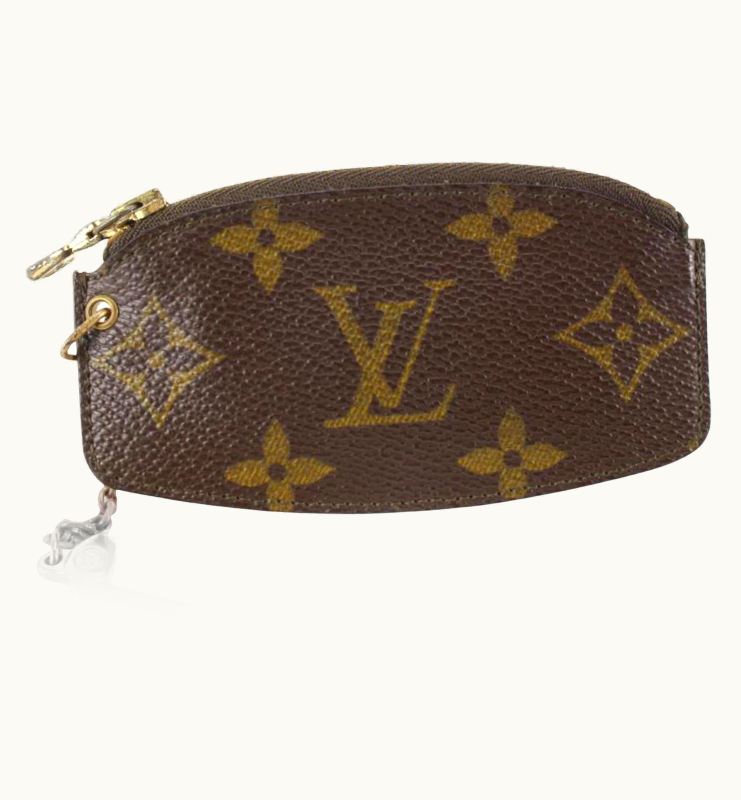 Louis Vuitton Vintage 1980' Version Monogram Key Pouch Cles 19lk76s UZ0581153