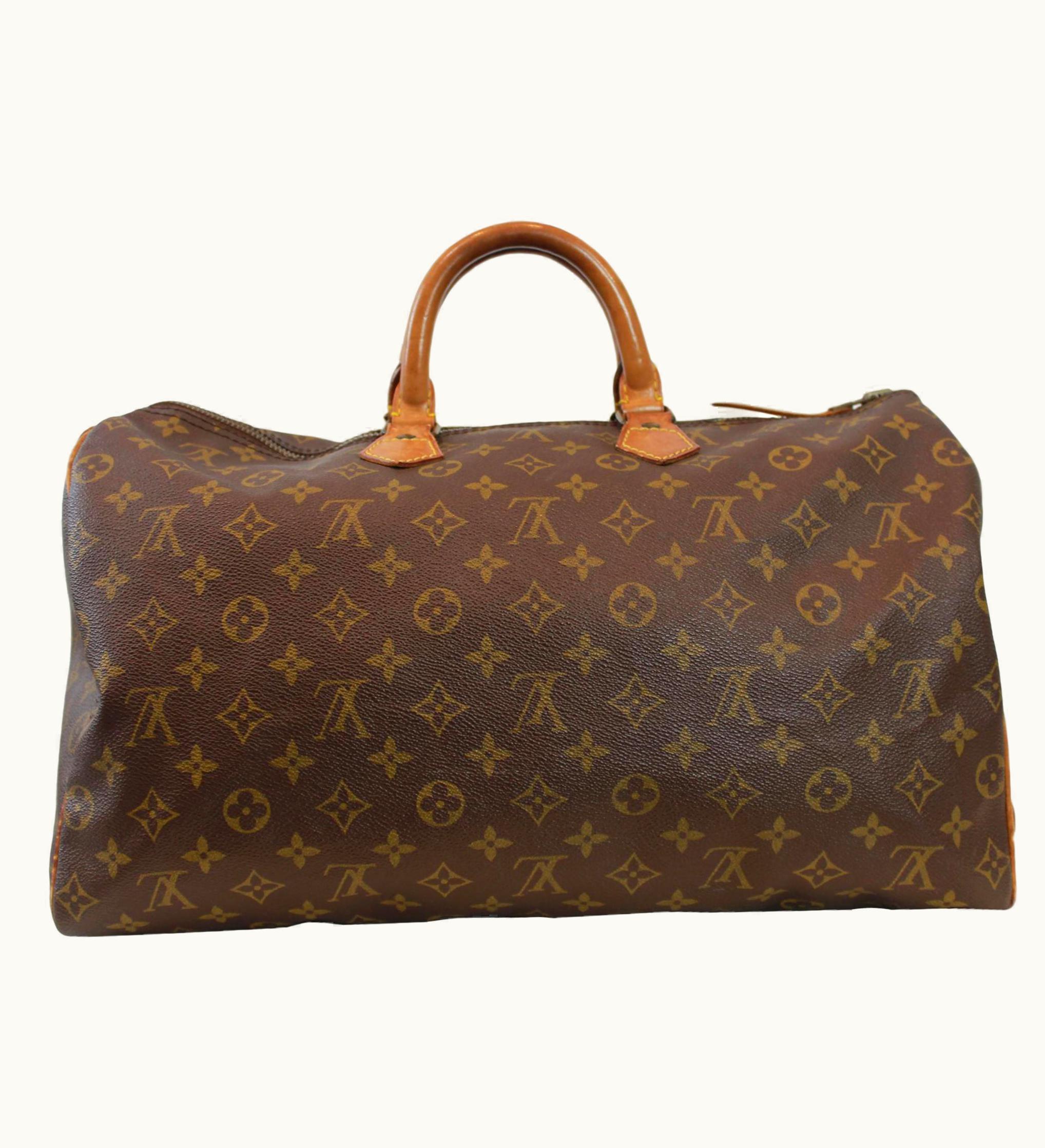 Louis Vuitton Speedy 40 Monogram Canvas Handbag, France