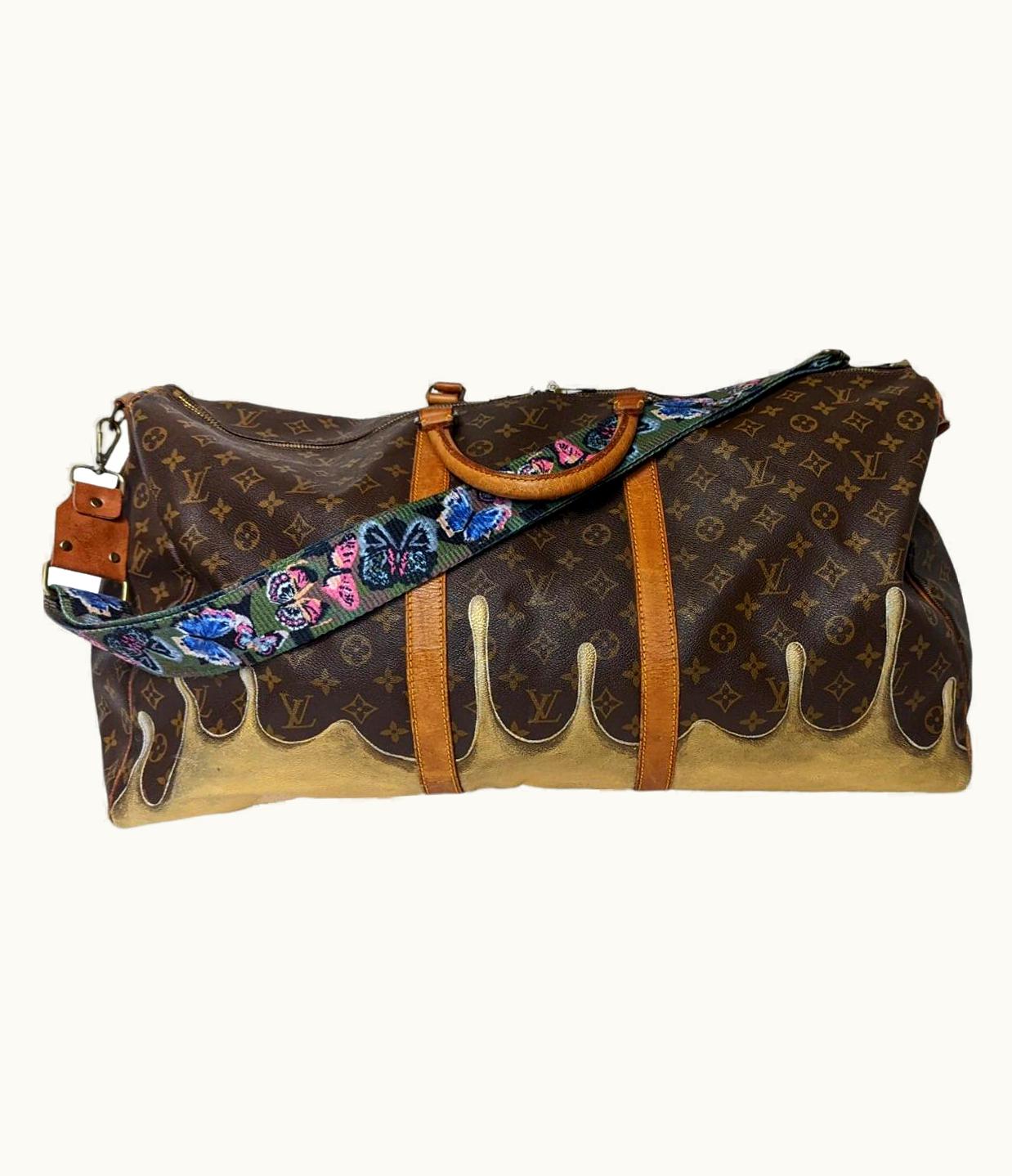 Louis Vuitton Vintage Monogram Keepall Bandouliere 60 Bag