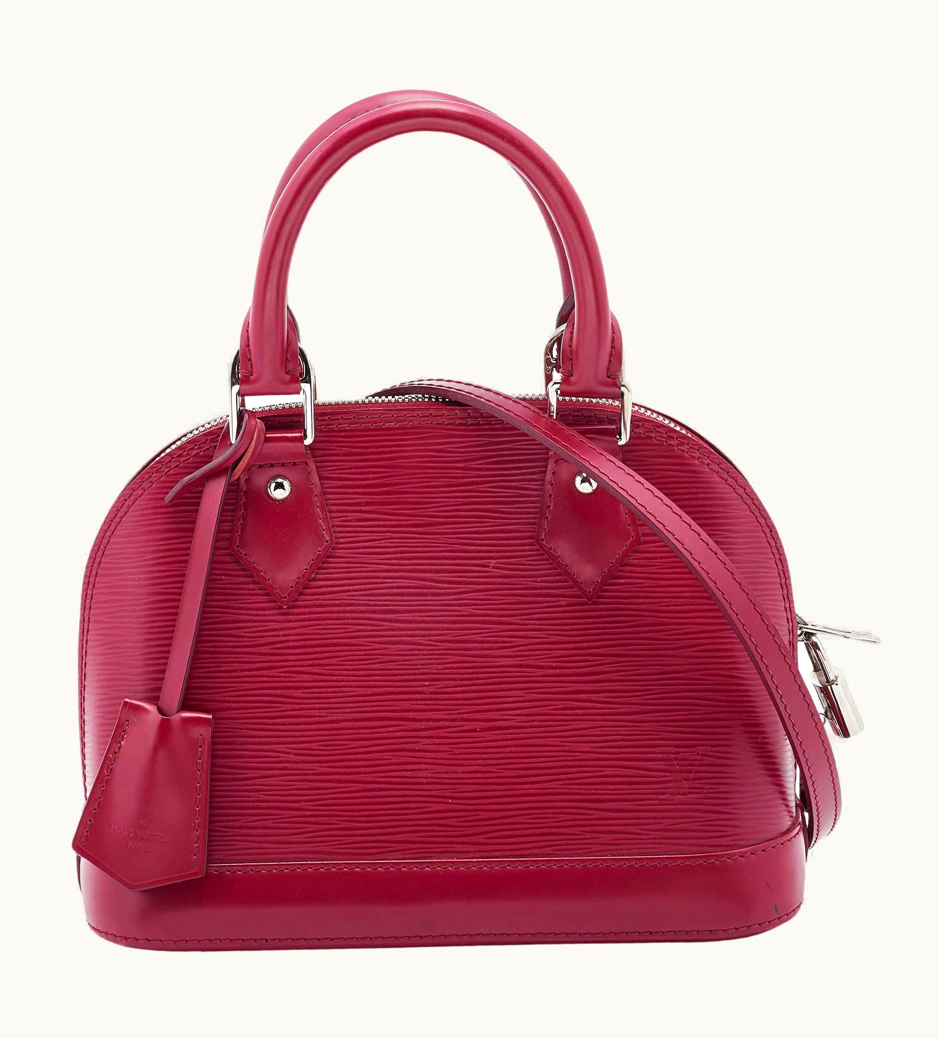 Louis Vuitton Fuchsia Epi Leather Alma Bb Bag