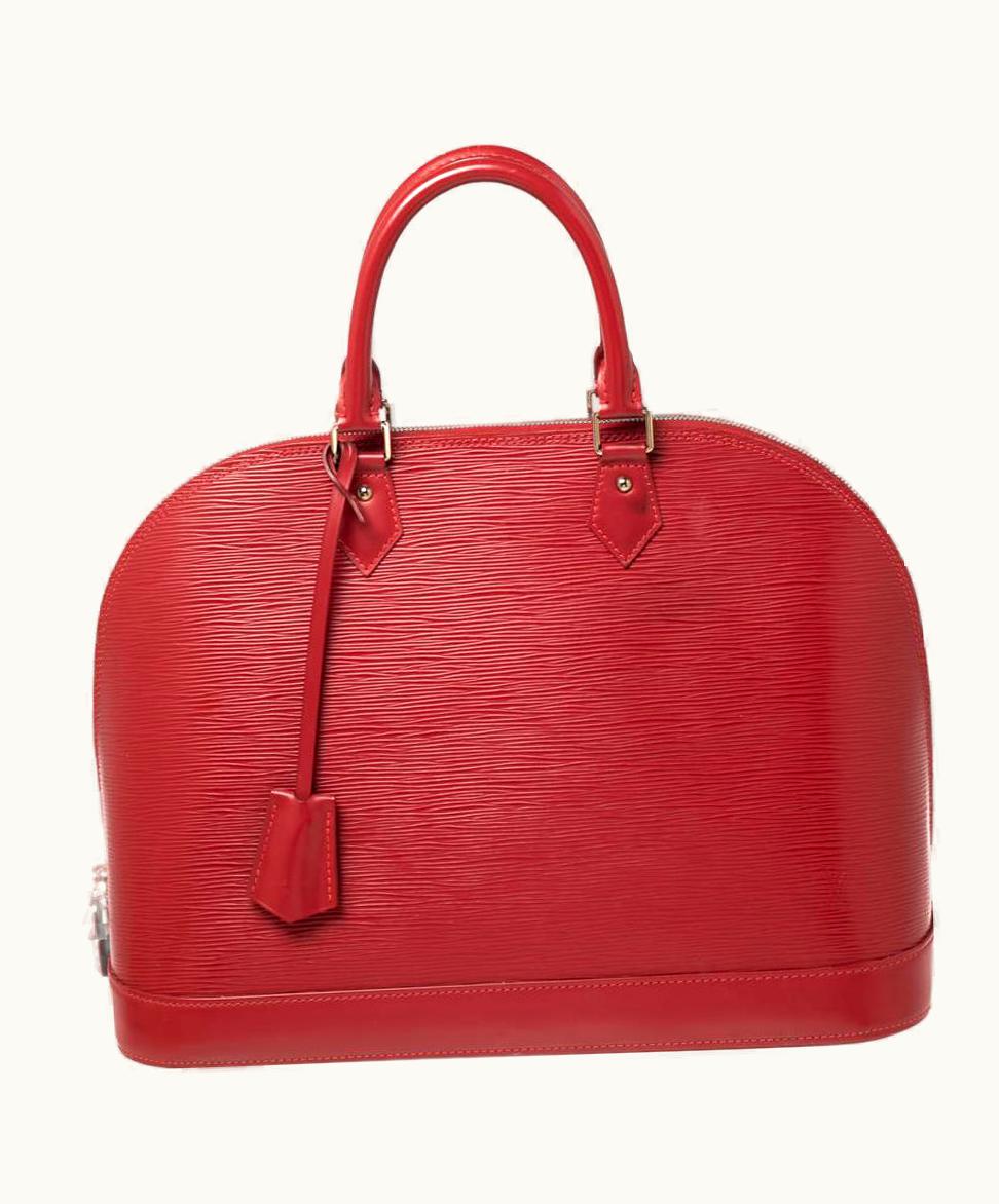 Louis Vuitton Red Epi Leather Alma Gm Bag UZ0581233