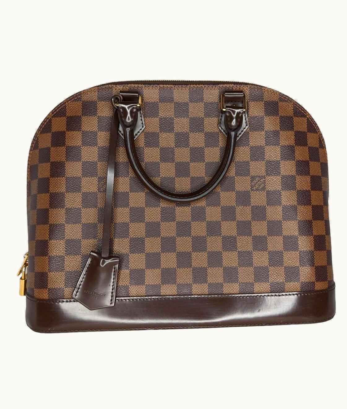 Louis Vuitton Damier Ebene Alma mm Handbag Satchel