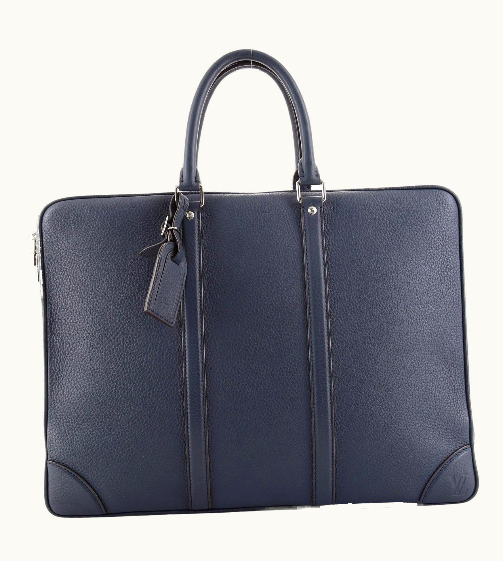 Louis Vuitton Porte-Documents Voyage Briefcase Taurillon Leather