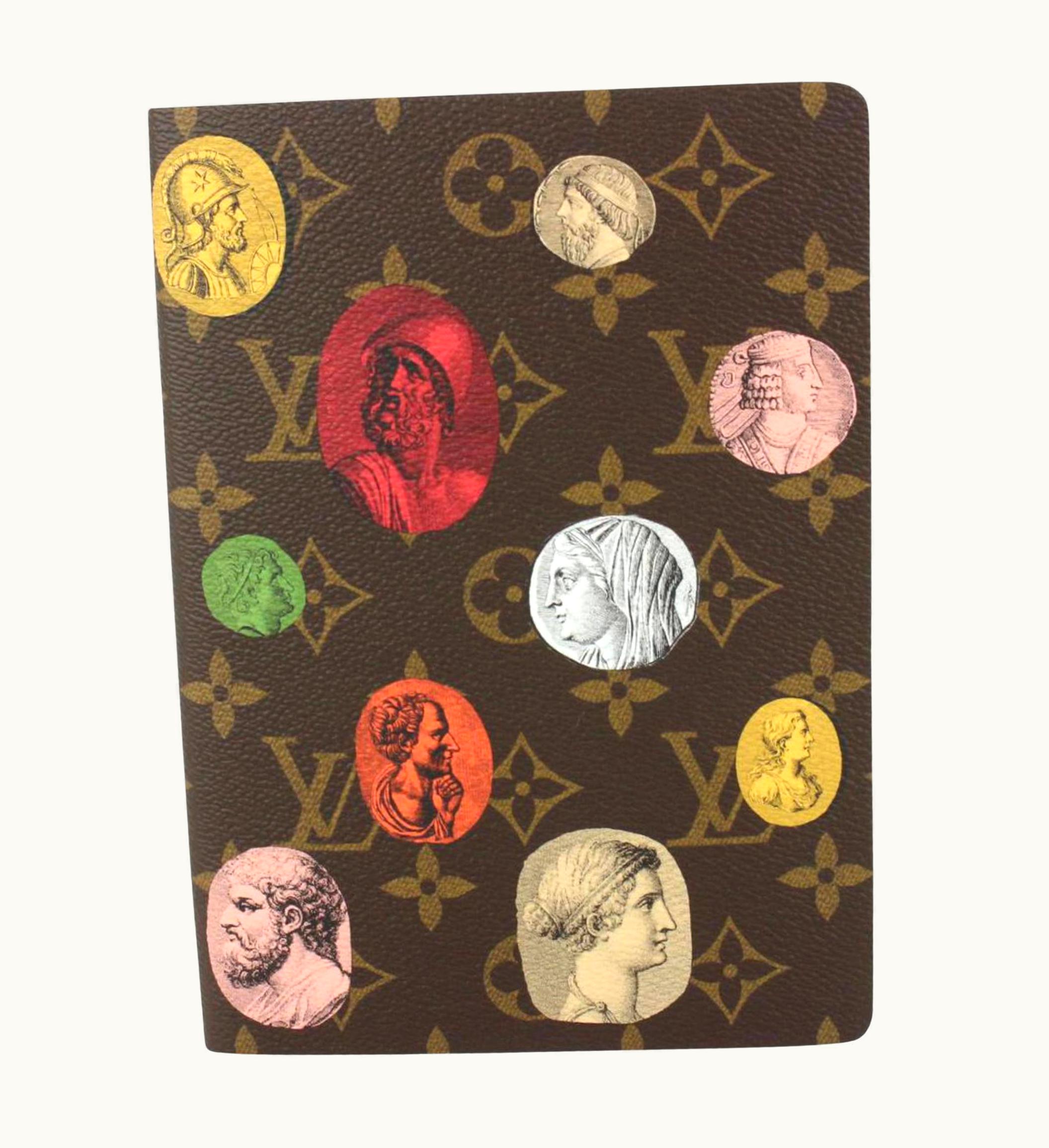 Louis Vuitton Roman Faces Fornasetti Clemence Notebook 13lvl1223
