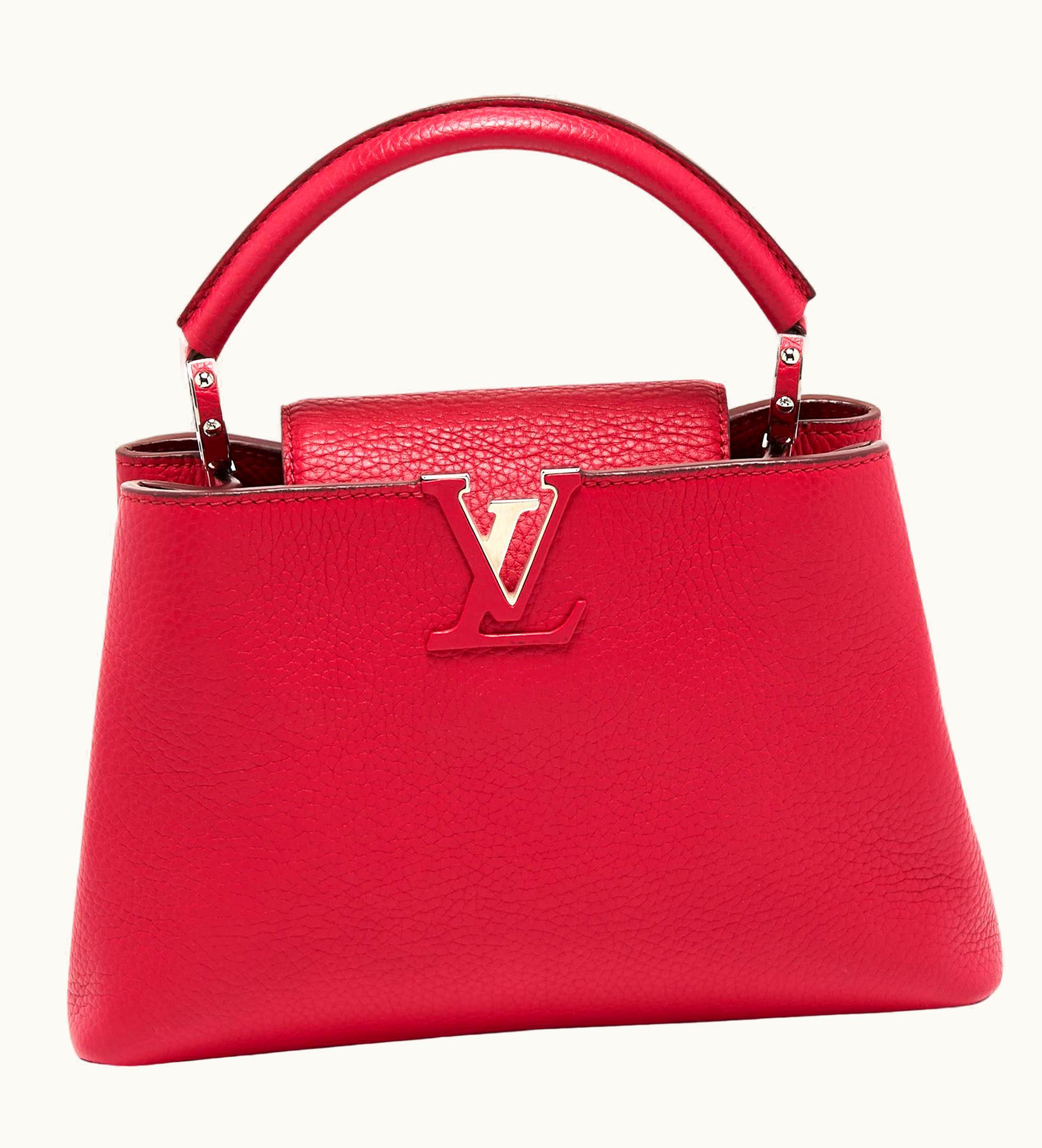 Louis Vuitton Pink Taurillon Leather Capucines Bb Bag