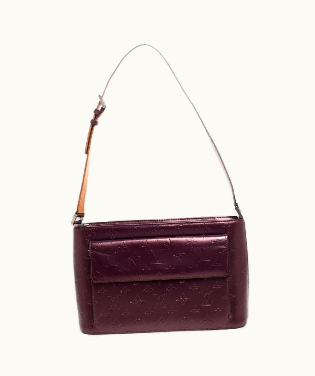 Louis Vuitton Violet Monogram Mat Leather Allston Bag