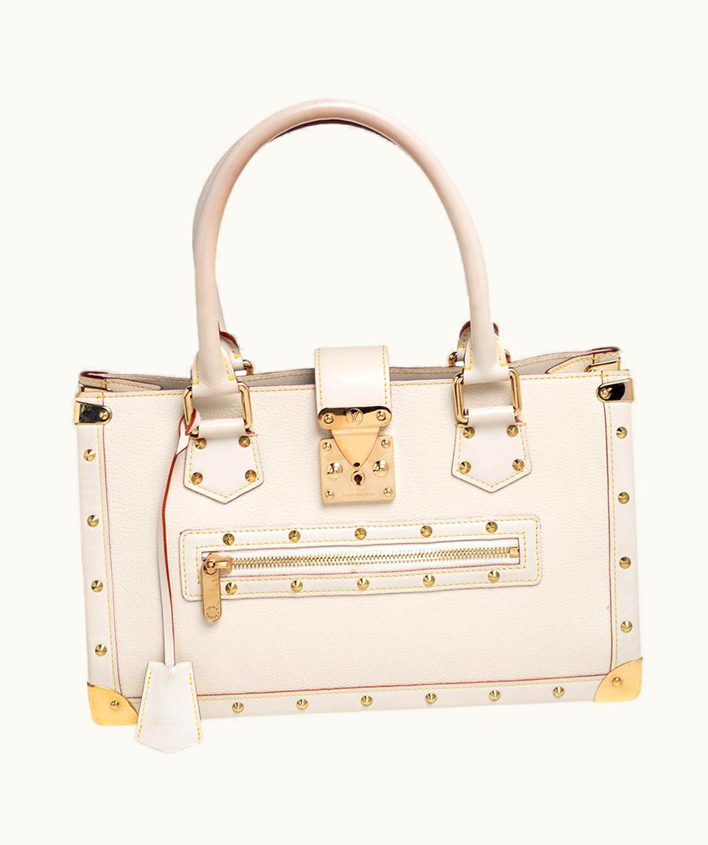 Louis Vuitton White Suhali Leather Le Fabuleux Bag