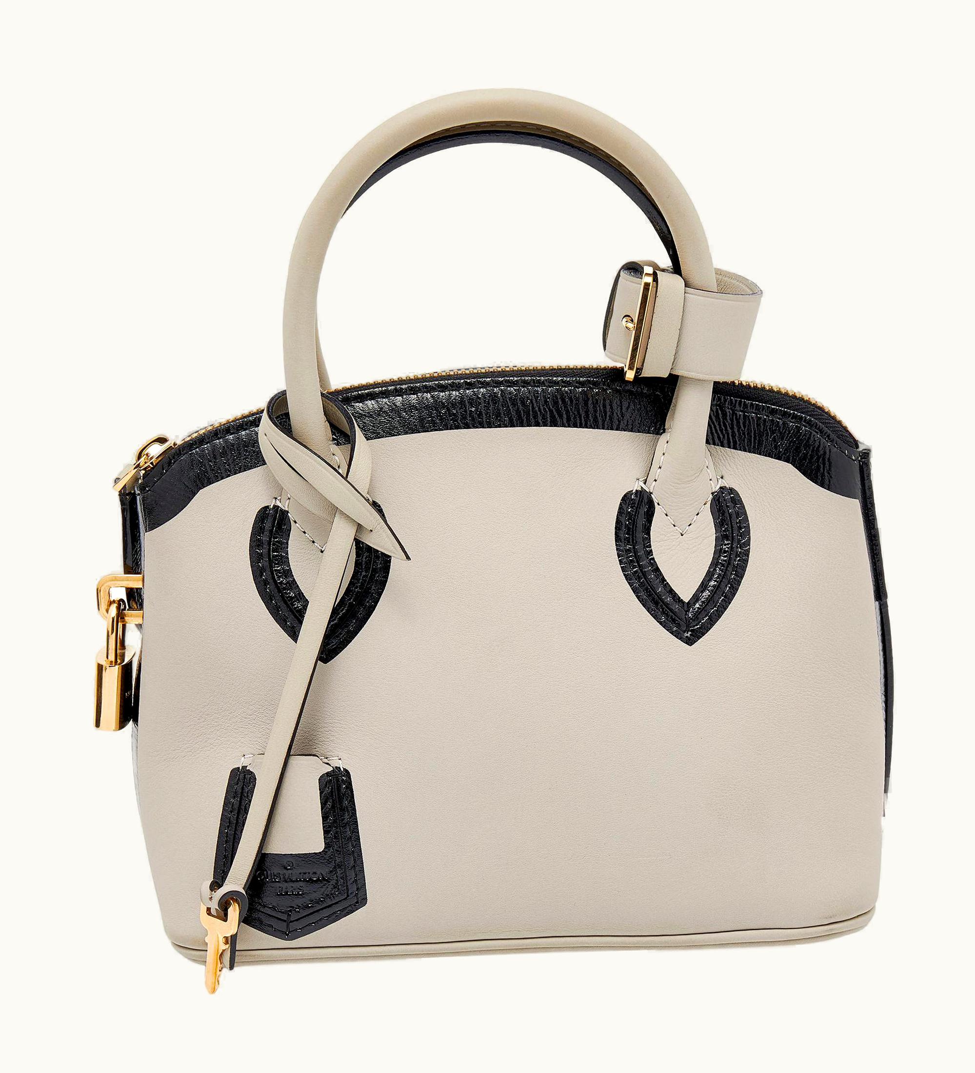 Louis Vuitton Gris Cuir Obsession Lockit Bb Bag UZ0581293