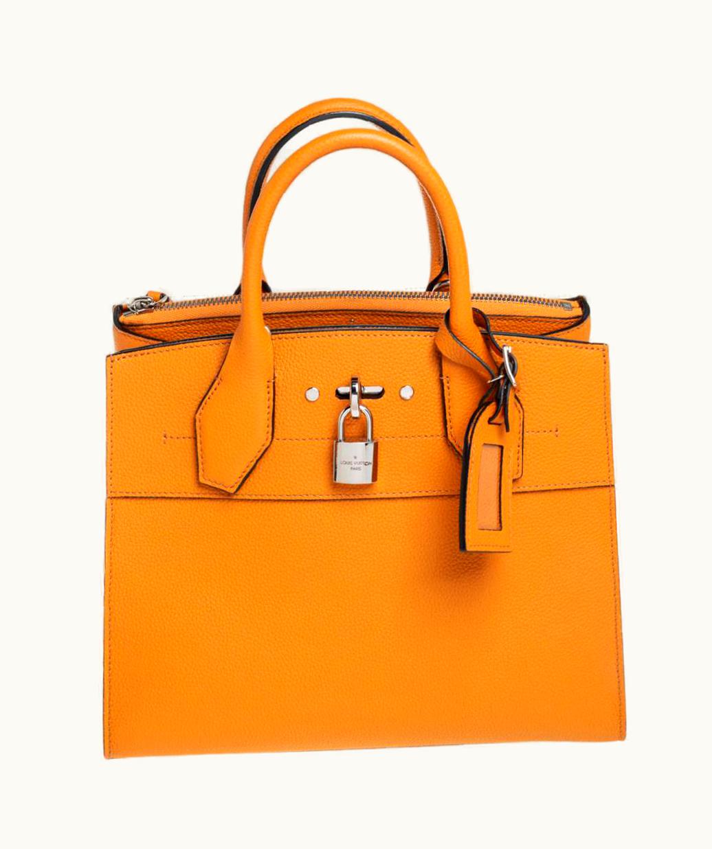 Louis Vuitton Safran Leather City Steamer Pm Bag