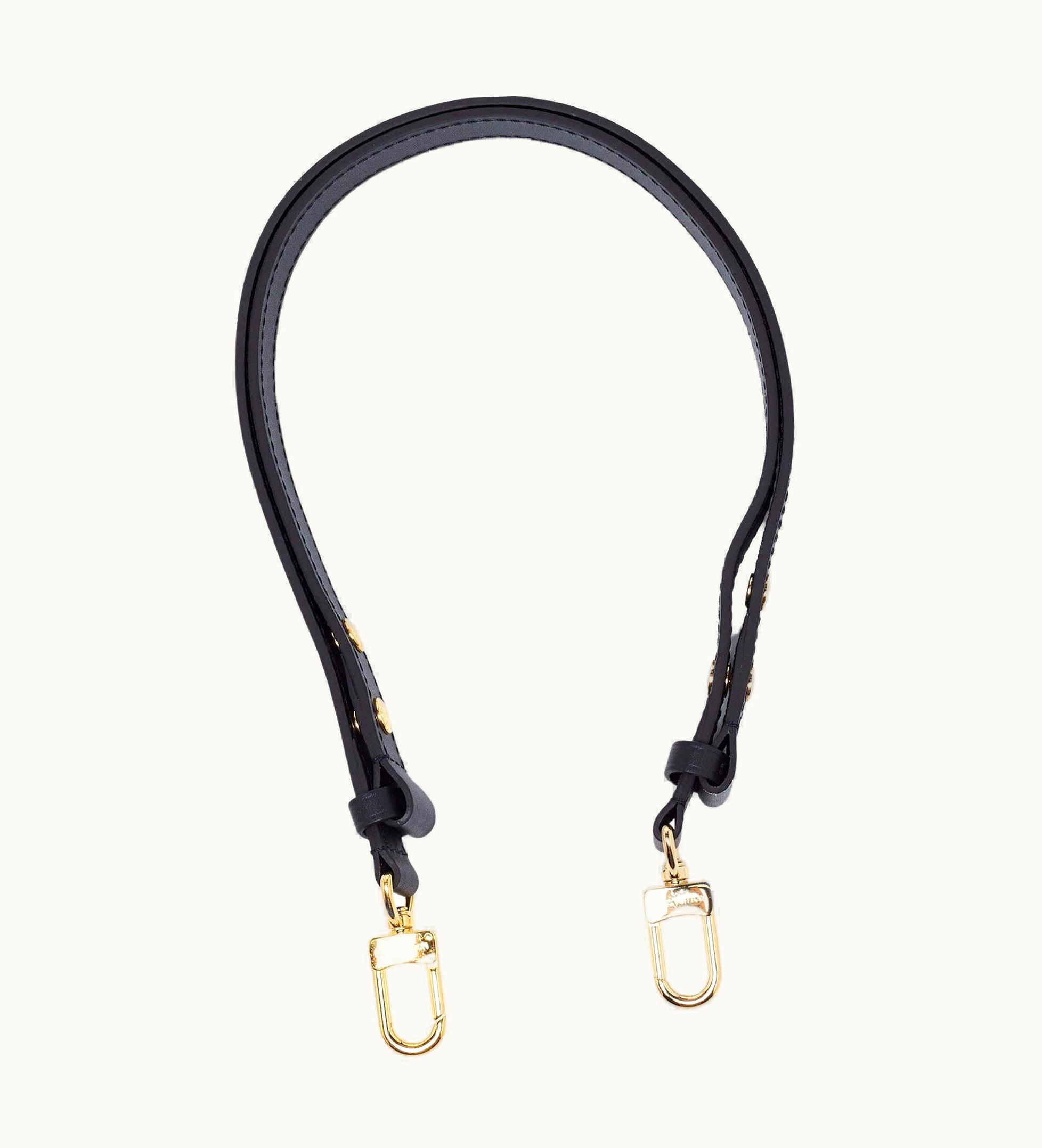 Louis Vuitton Black Leather Adjustable Shoulder Bag Strap