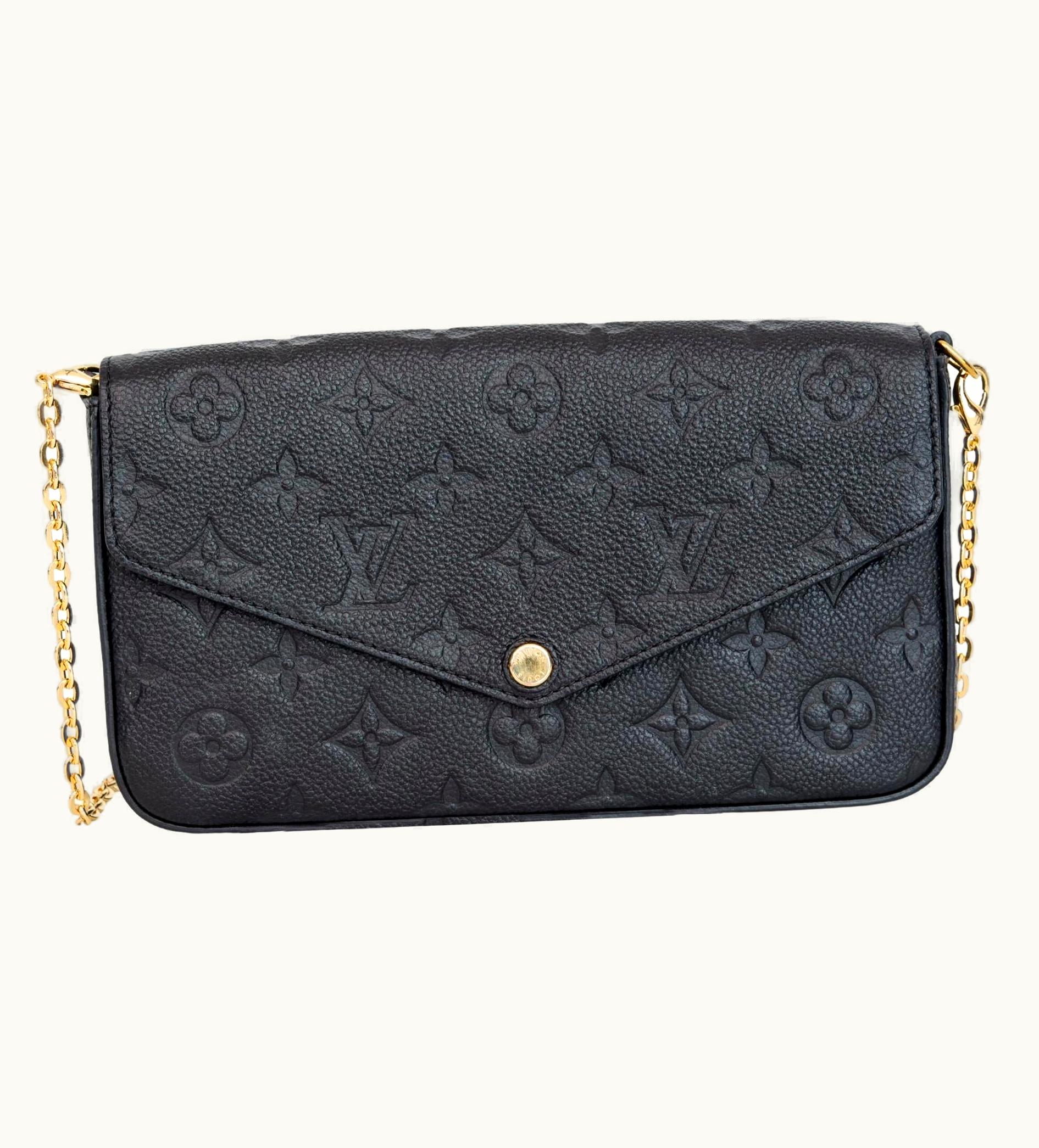 Louis Vuitton Empreinte Leather Black Félicie Pochette (2019)