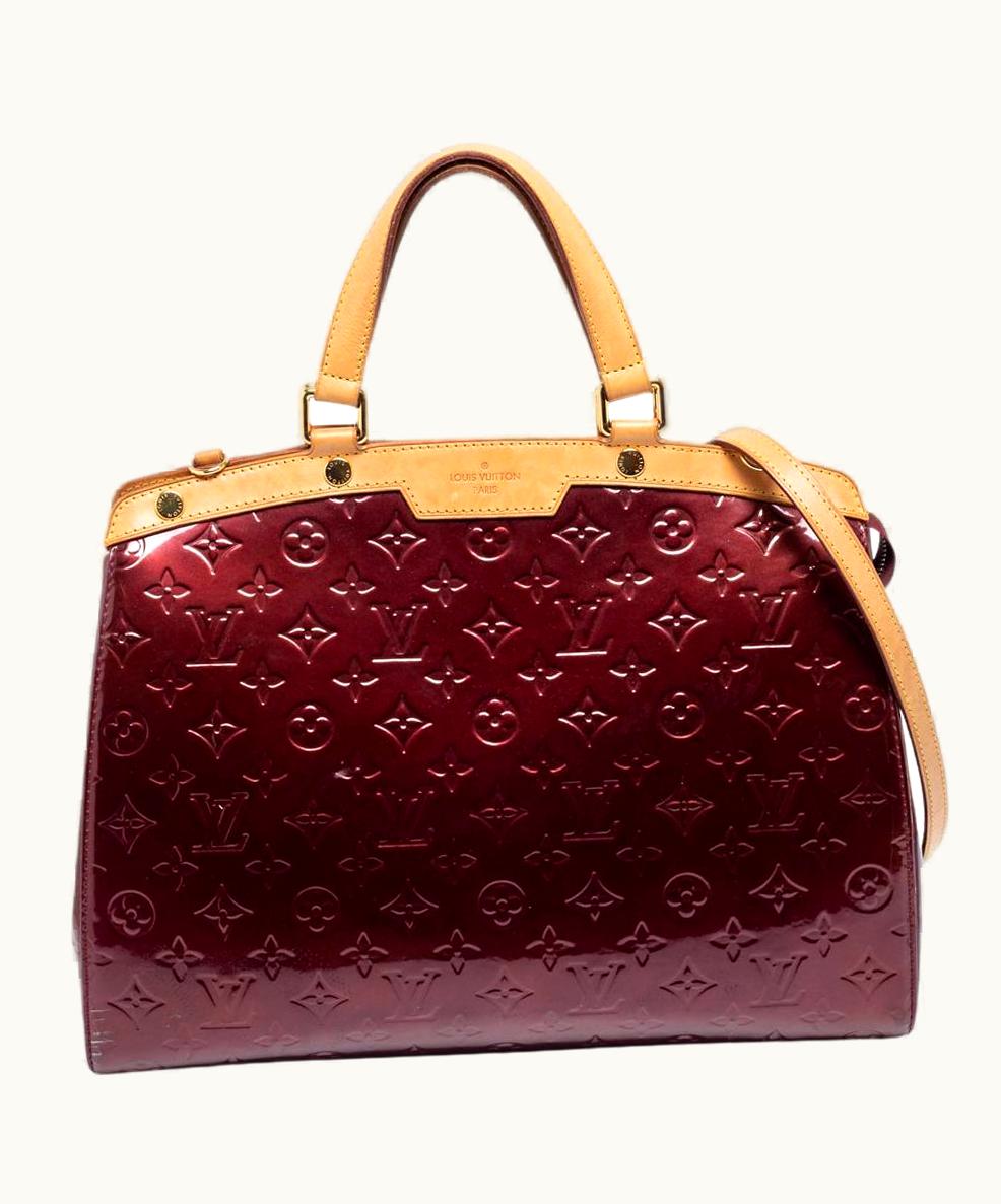Louis Vuitton Amarante Monogram Vernis Brea Gm Bag UZ0581336