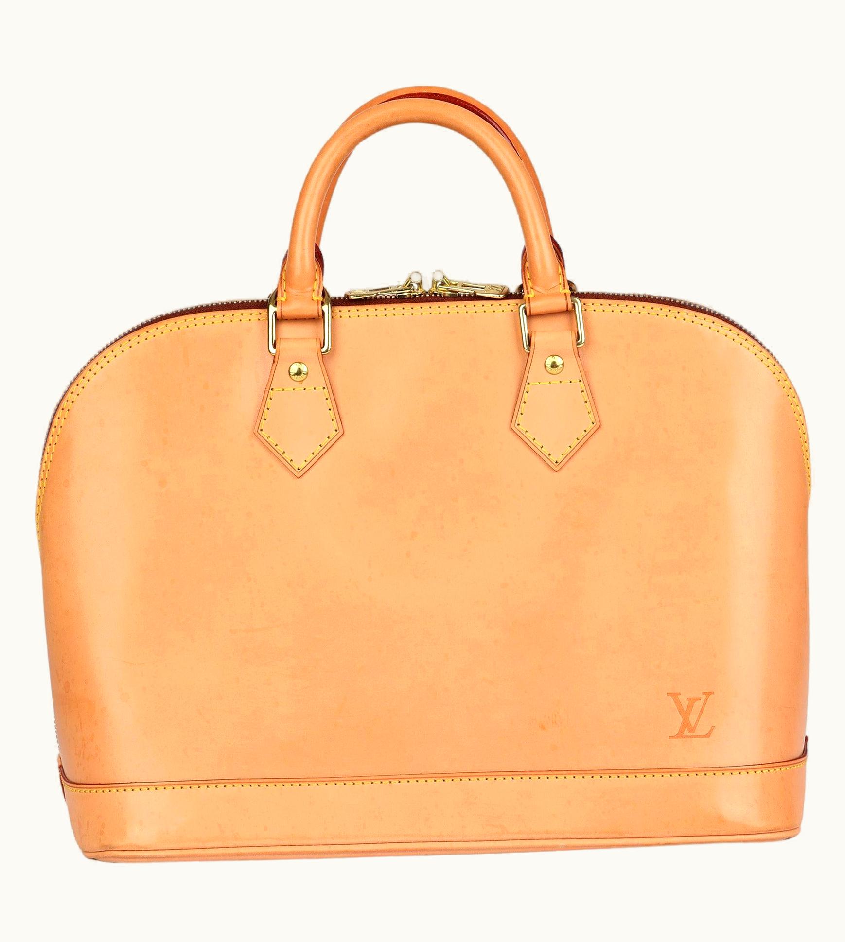 Louis Vuitton Natural Vachetta Leather Vintage Alma Pm