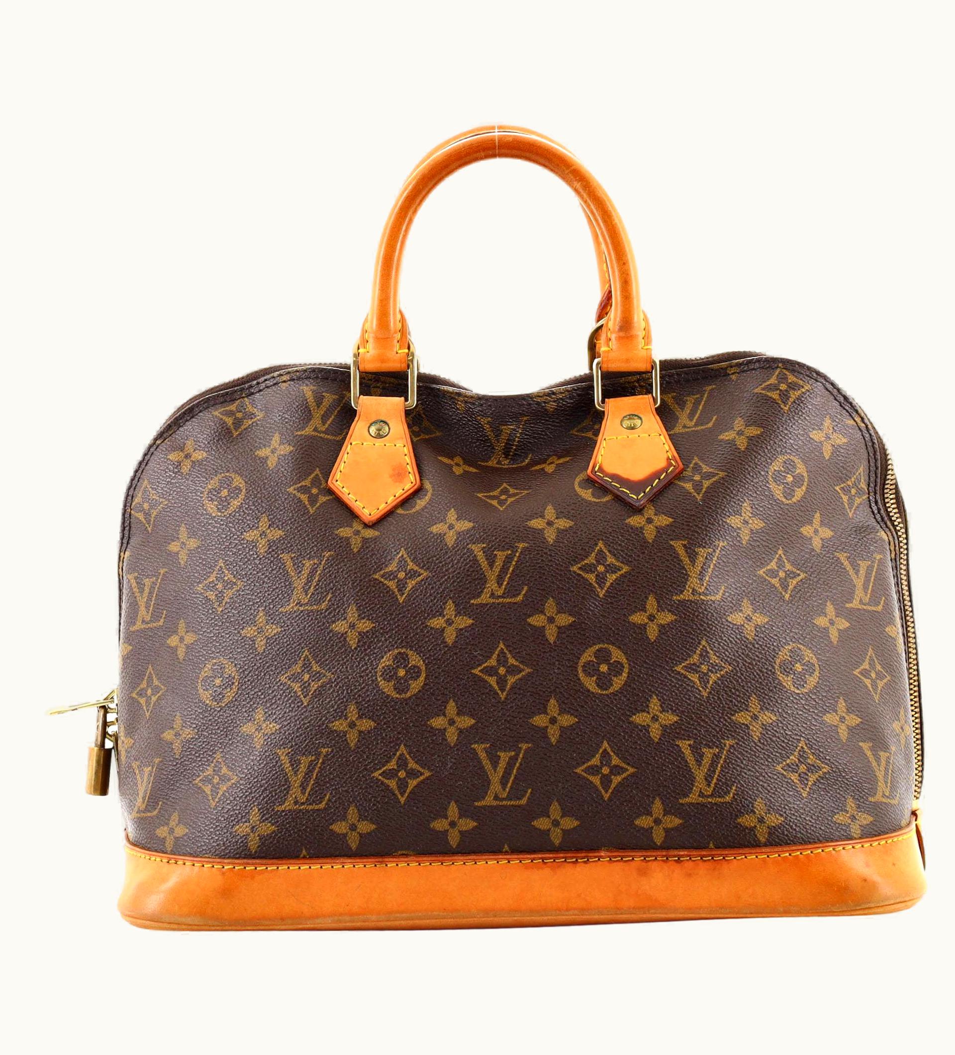 Louis Vuitton Vintage Alma Handbag Monogram Canvas Pm UZ0581345