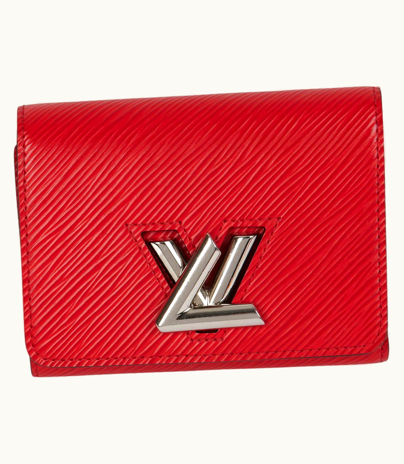 Louis Vuitton Coquelicot Epi Leather Twist Compact Wallet