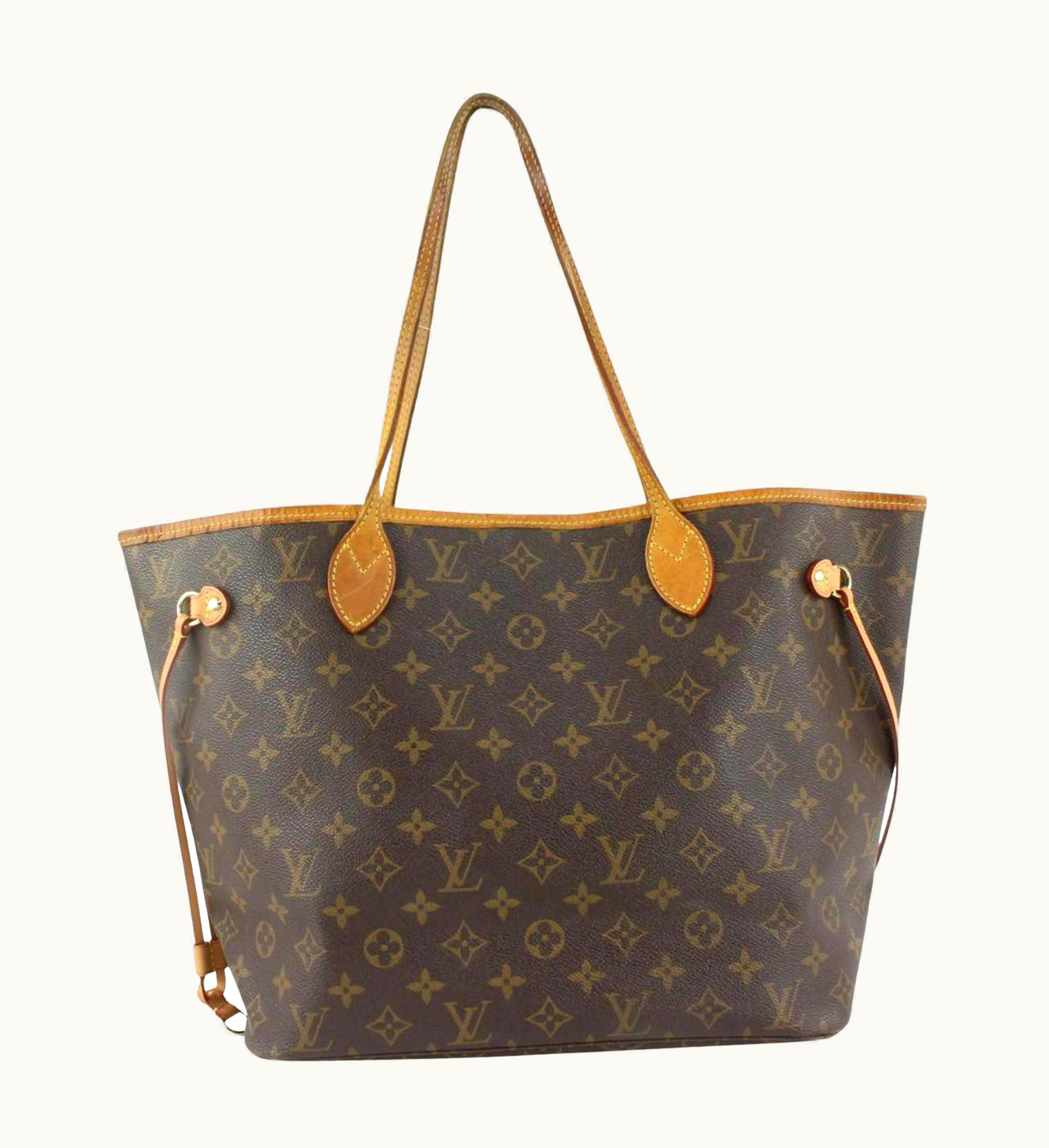 Louis Vuitton Monogram Neverfull mm Tote Bag 0l1228