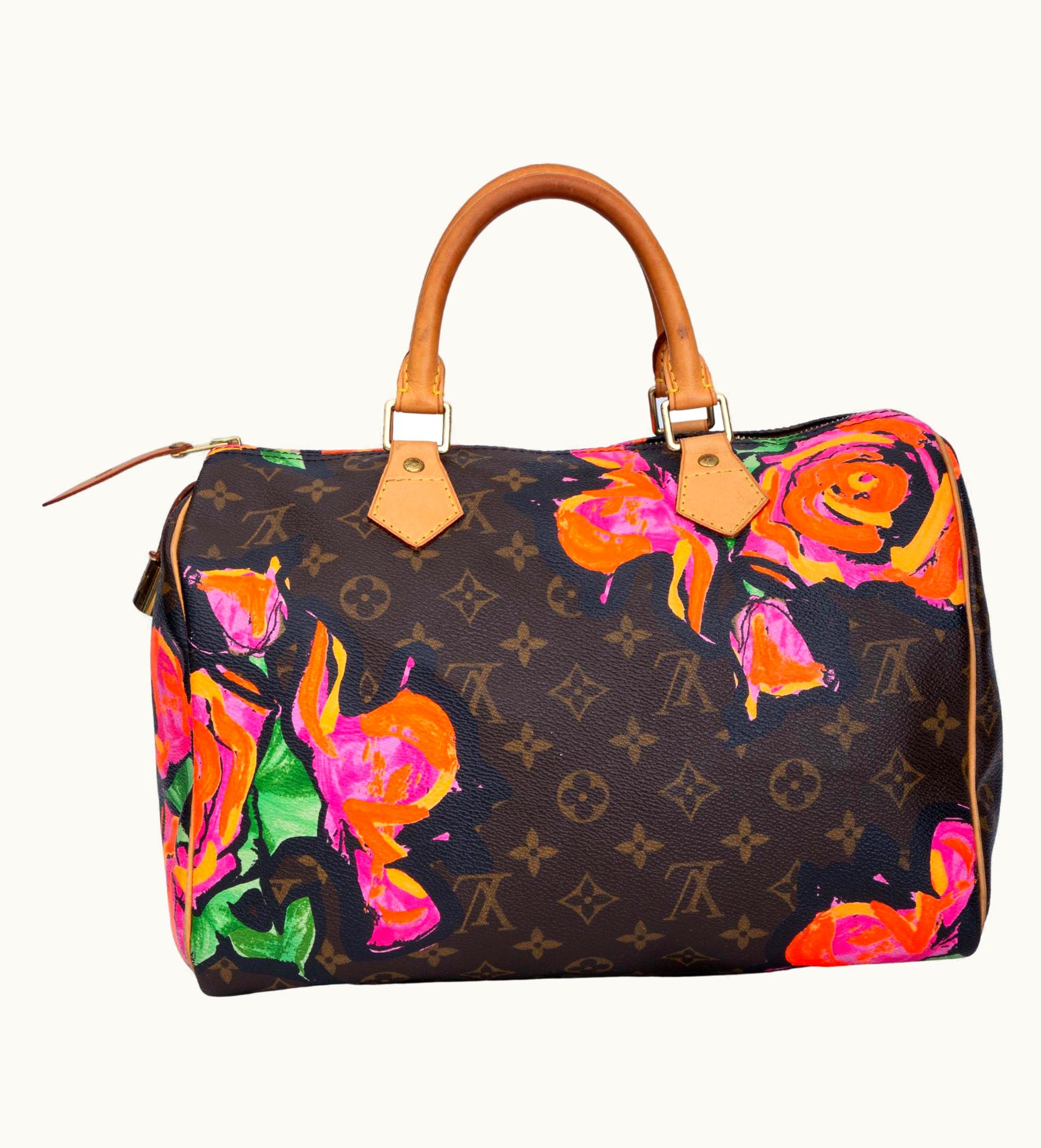 Louis Vuitton Monogram Roses Speedy 30 Handbag (2008)