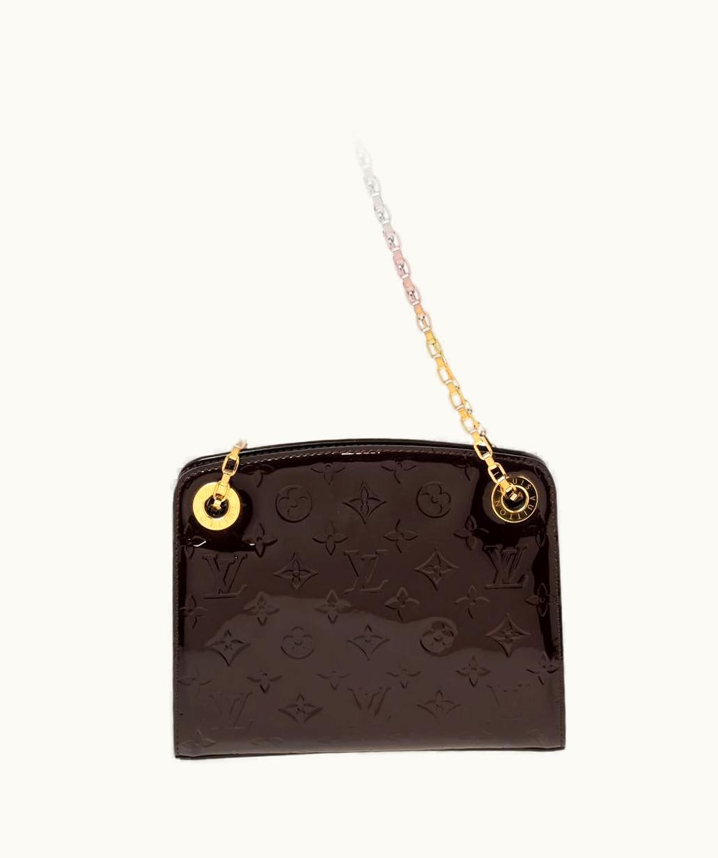 Louis Vuitton Amarante Monogram Vernis Virginia Pm Bag