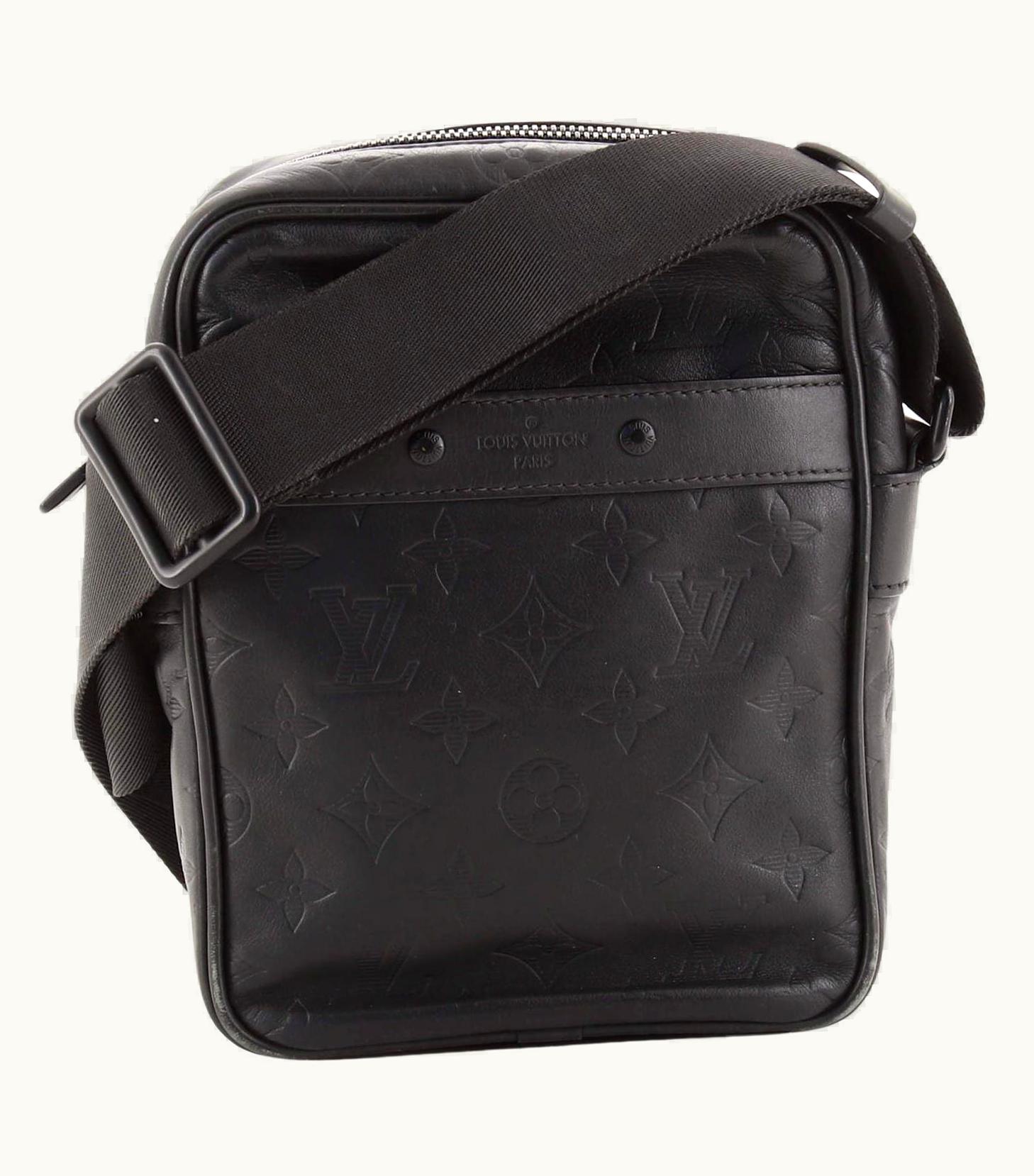 Louis Vuitton Danube Handbag Monogram Shadow Leather Pm