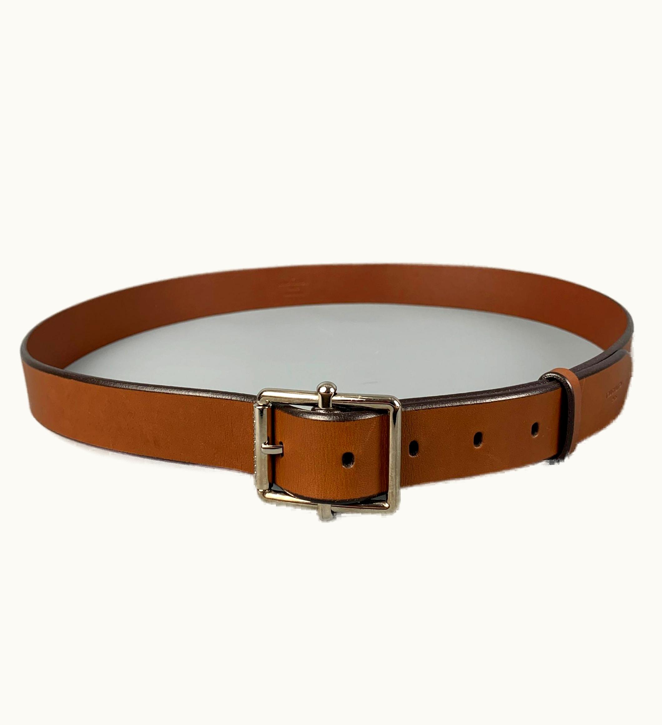 Louis Vuitton Brown Leather Belt
