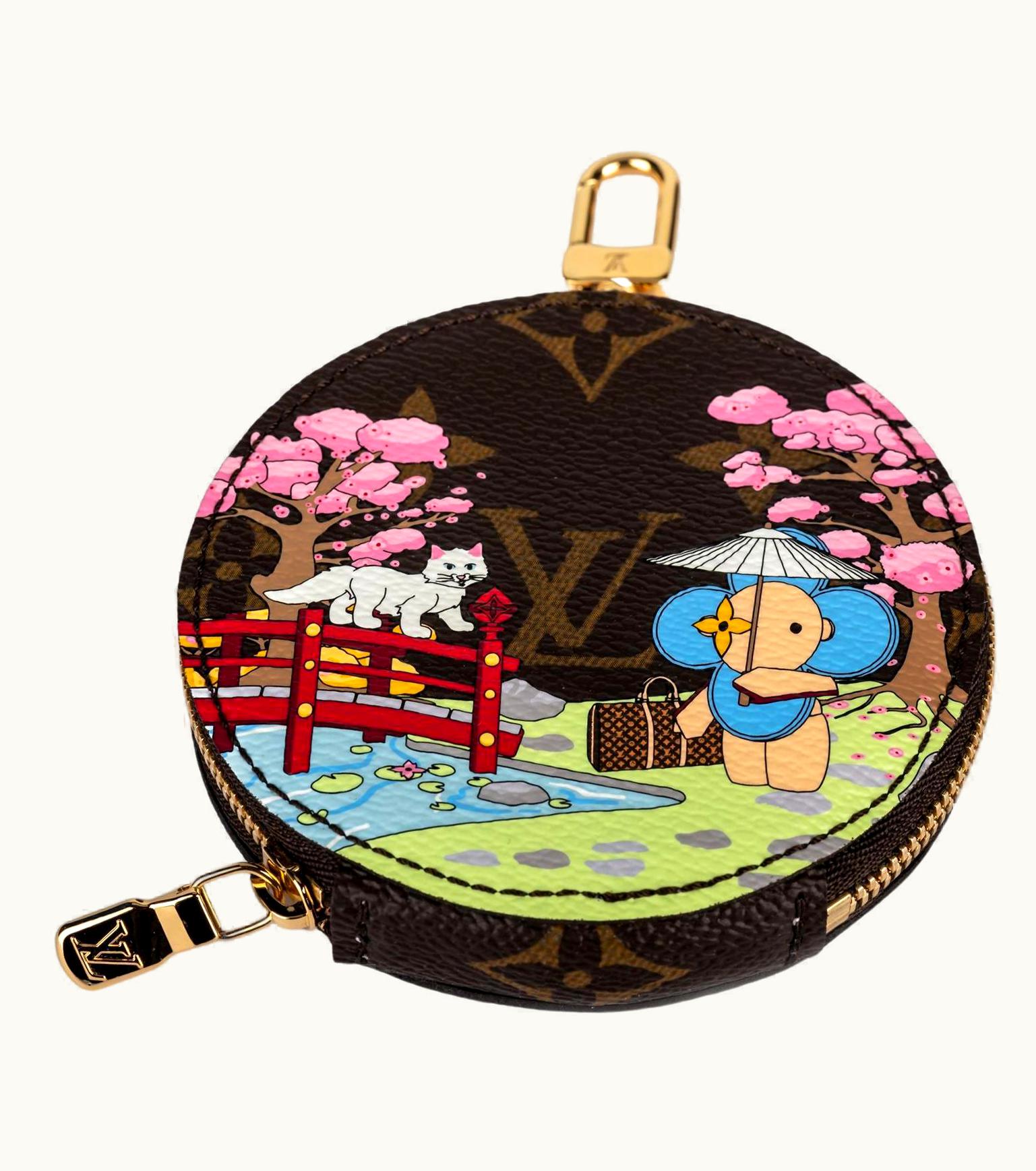 Louis Vuitton Japanese Garden Round Coin Purse Nib