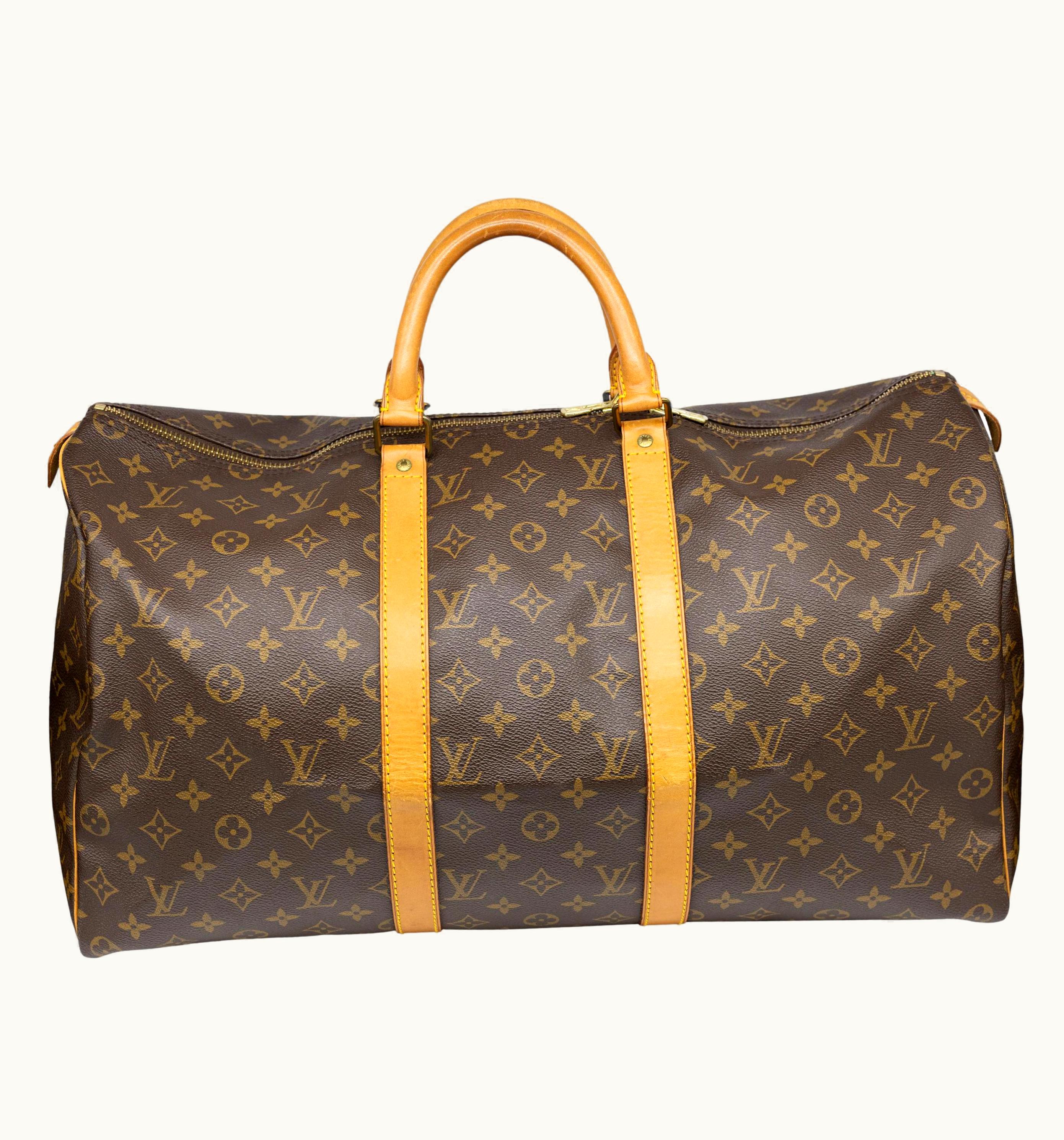 Louis Vuitton Monogram Keepall 50 Duffle Carry-On Travel Bag, France
