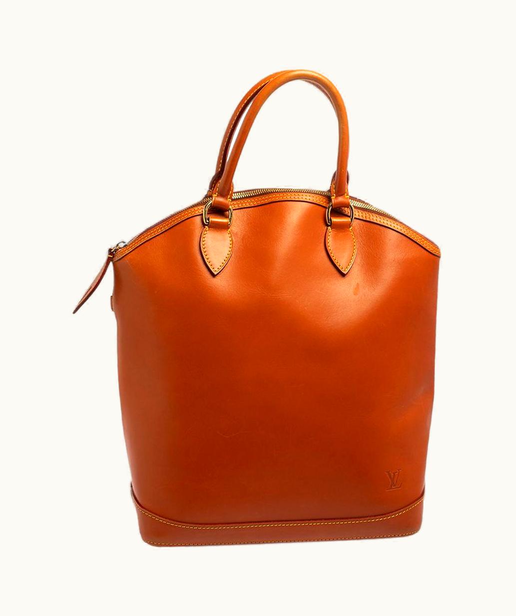 Louis Vuitton Caramel Nomade Leather Vertical Lockit Bag