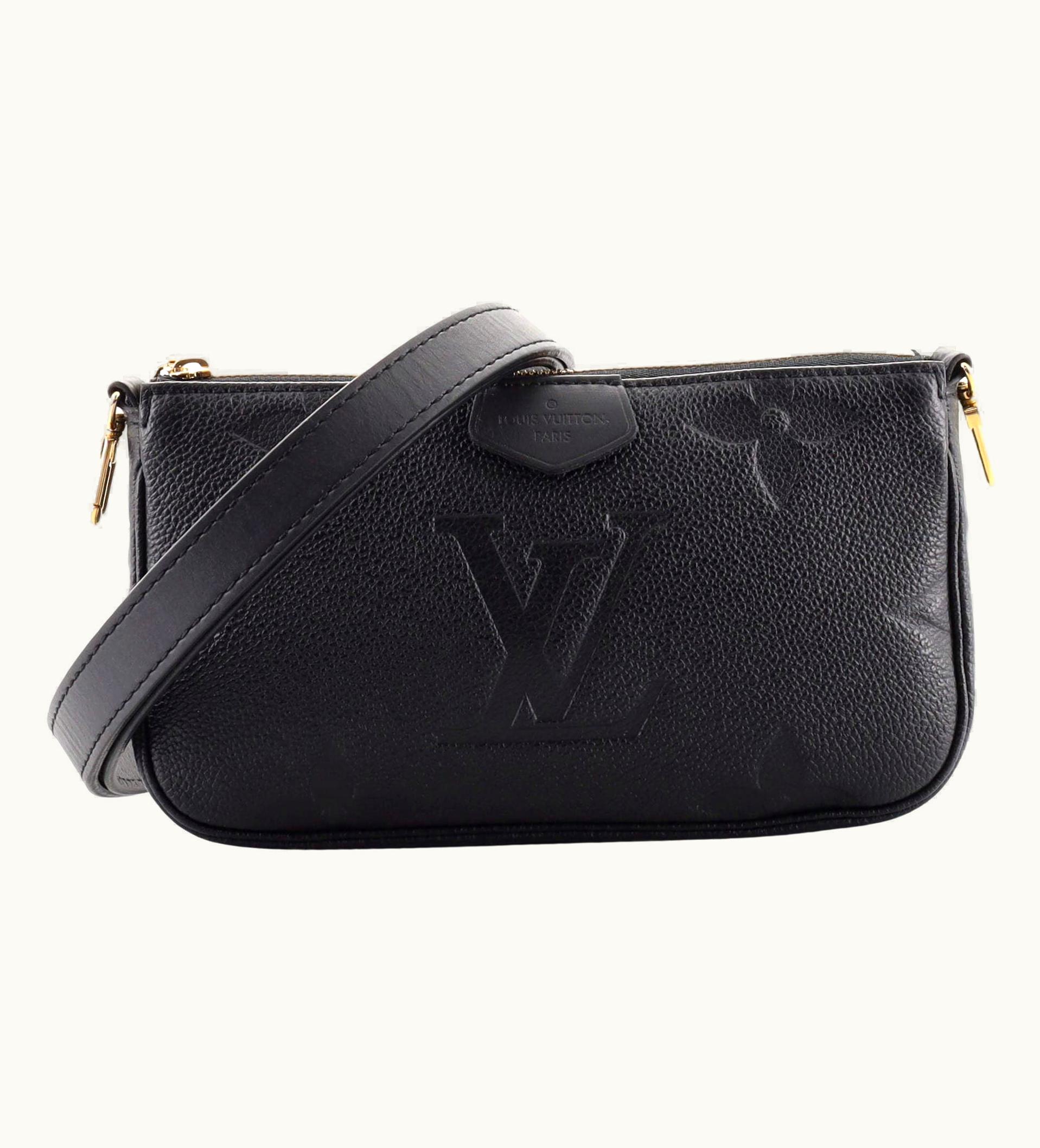 Louis Vuitton Multi Pochette Accessoires Monogram Empreinte Giant Black