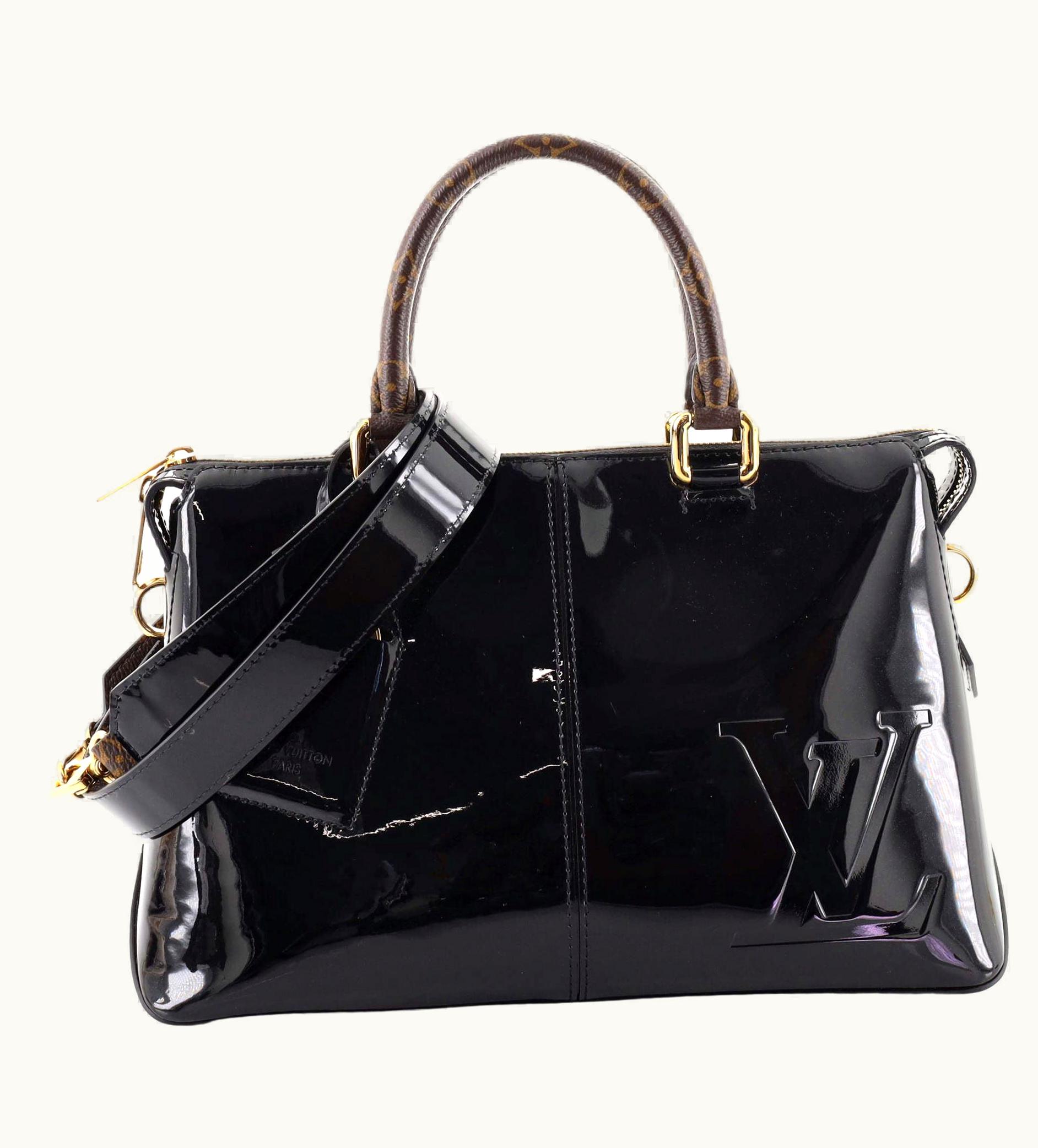 Louis Vuitton Miroir Handbag Vernis With Monogram Canvas