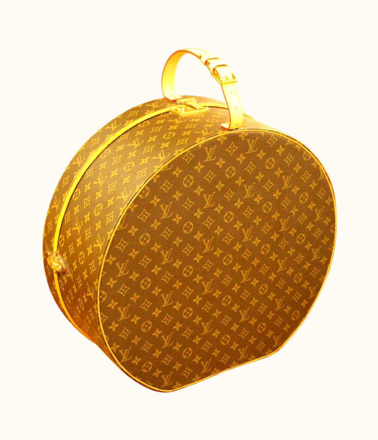 Louis Vuitton Round Louis Vuitton Hat Trunk 50, Louis Vuitton Hat Box, Louis Vuitton Bag