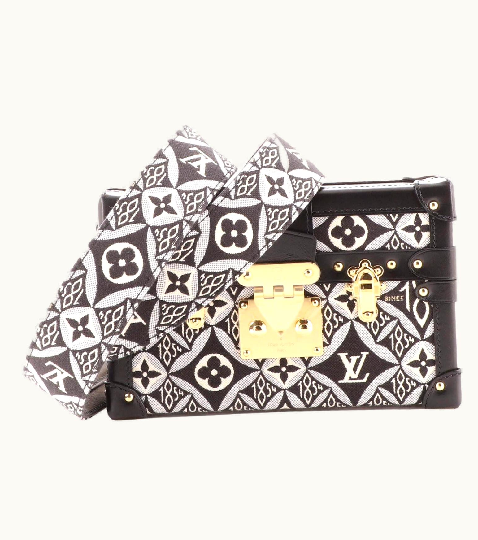 Louis Vuitton Petite Malle Handbag Limited Edition Since 1854 Monogram Ja