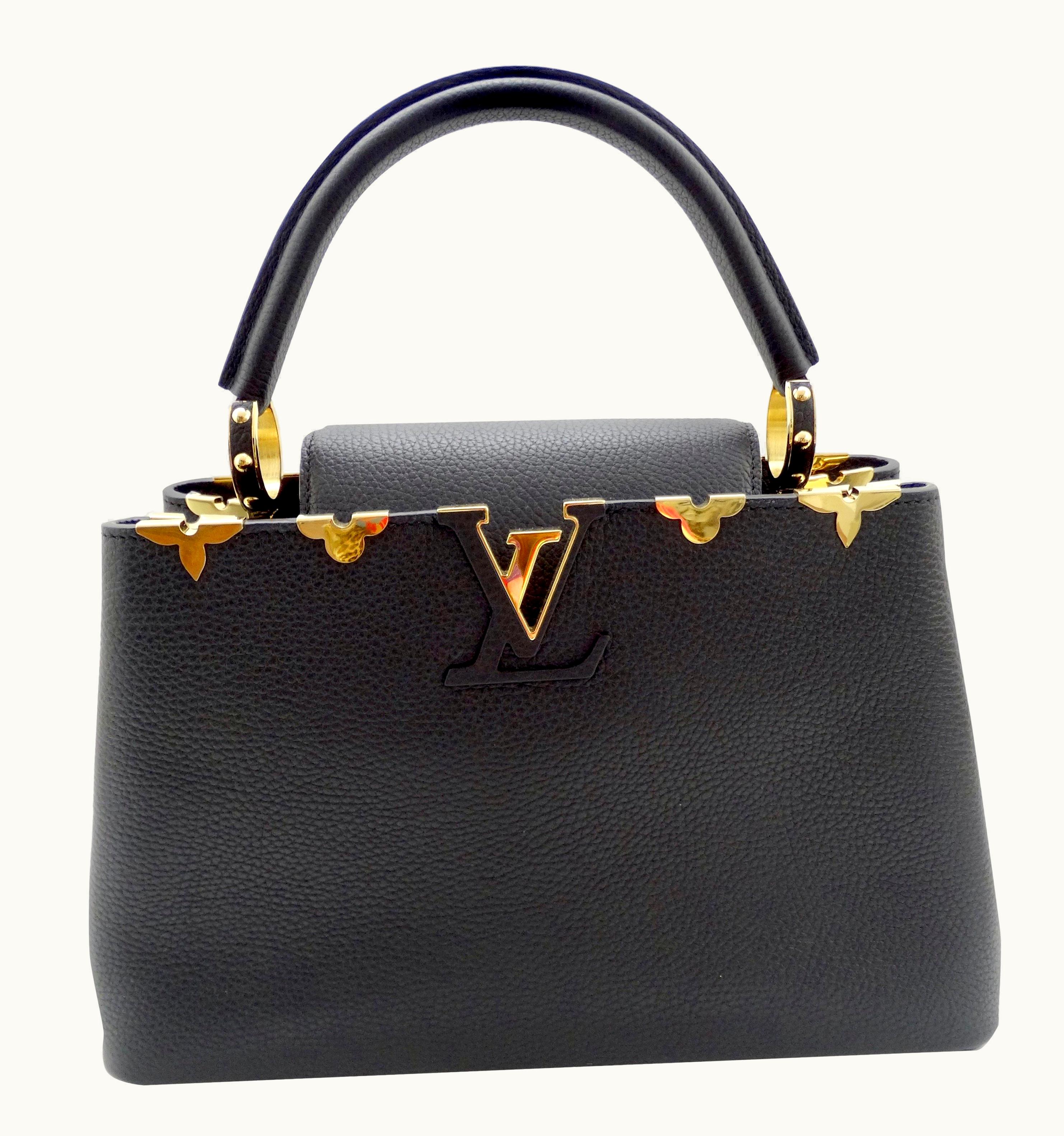 Louis Vuitton Taurillon Capucines Pm WS/S Bandouliere Handbag