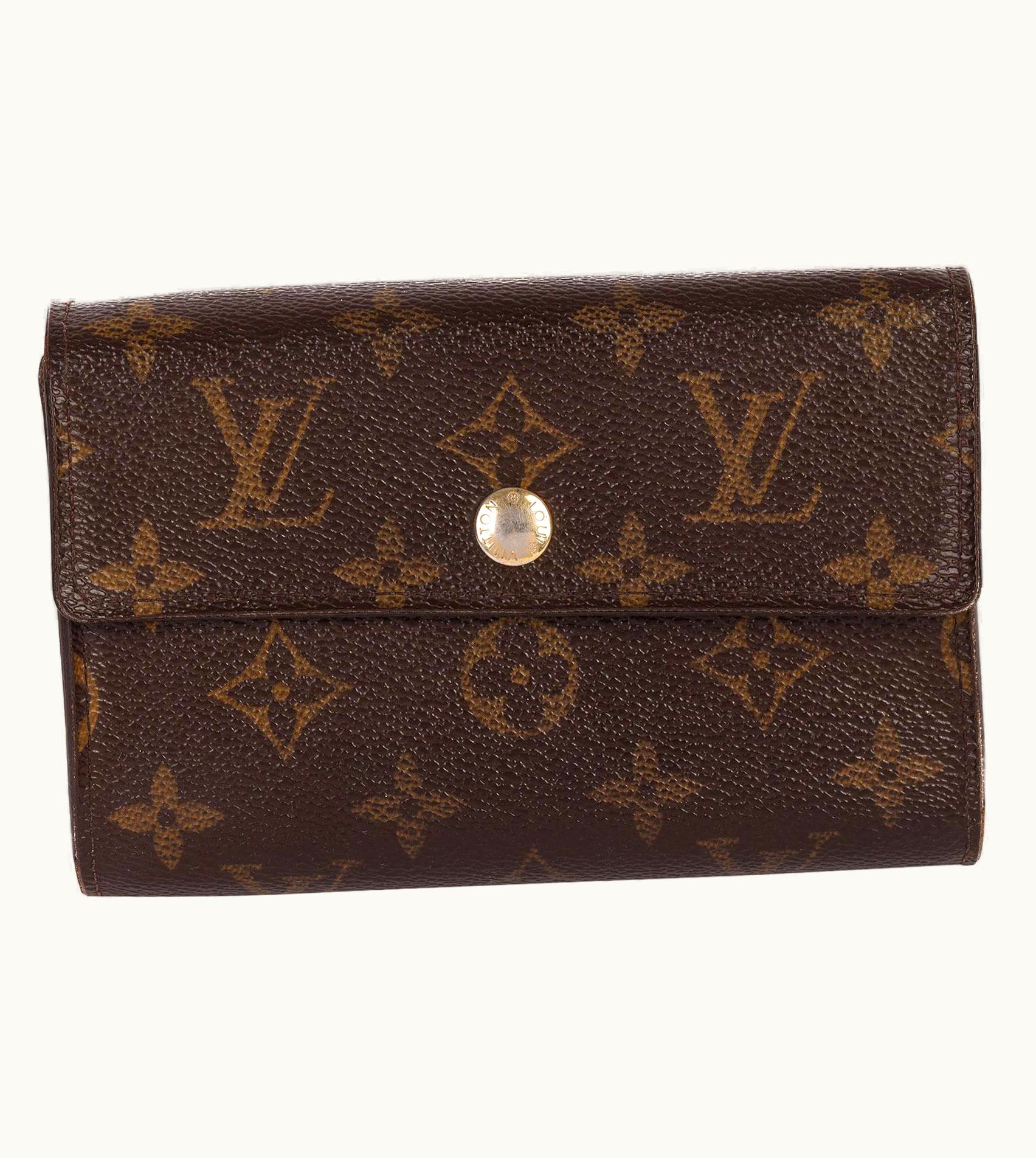 Louis Vuitton Brown Monogram Coated Canvas Alexandra Wallet