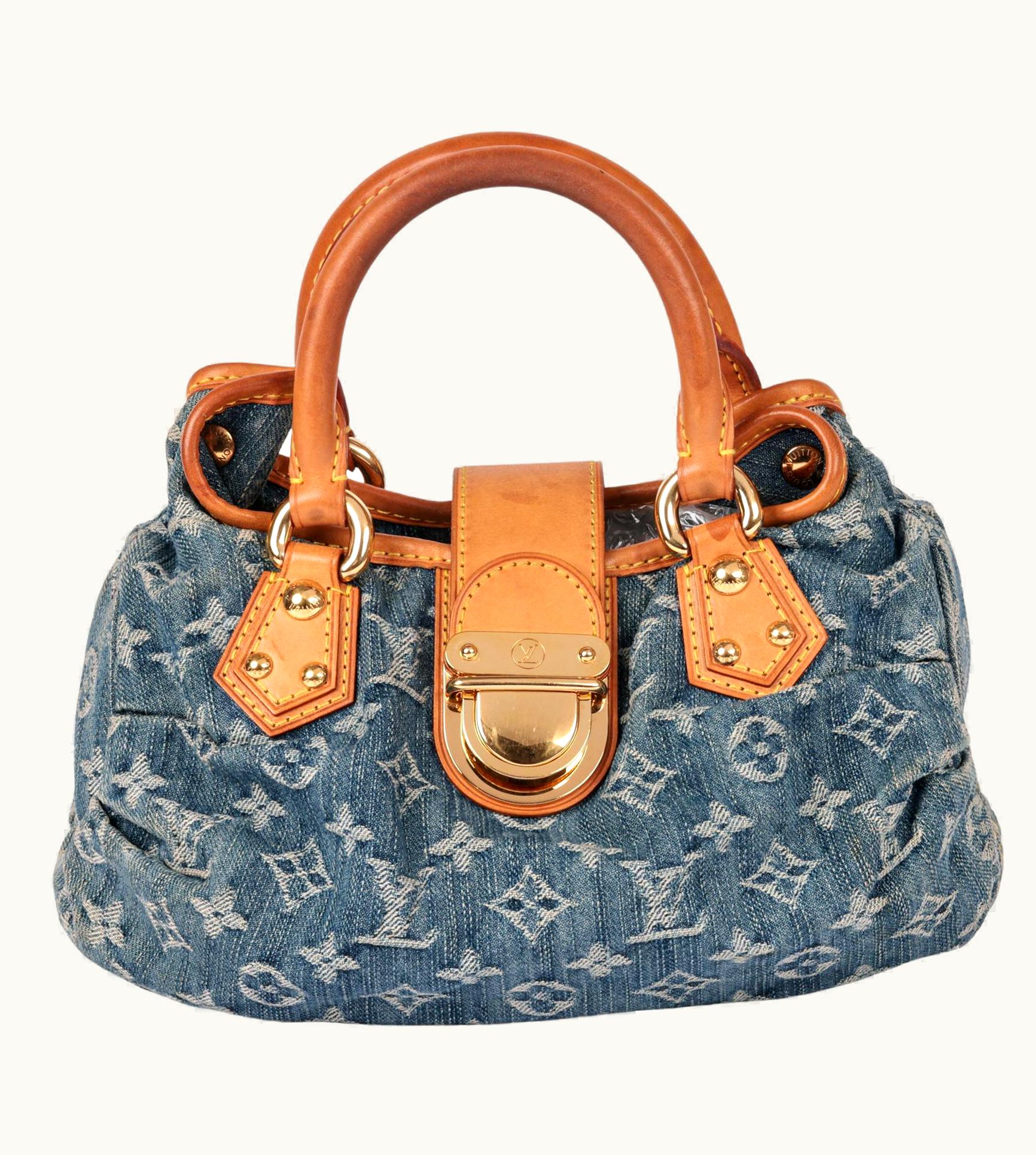 Louis Vuitton Blue Monogram Denim & Vachetta Leather Pleaty UZ0581662