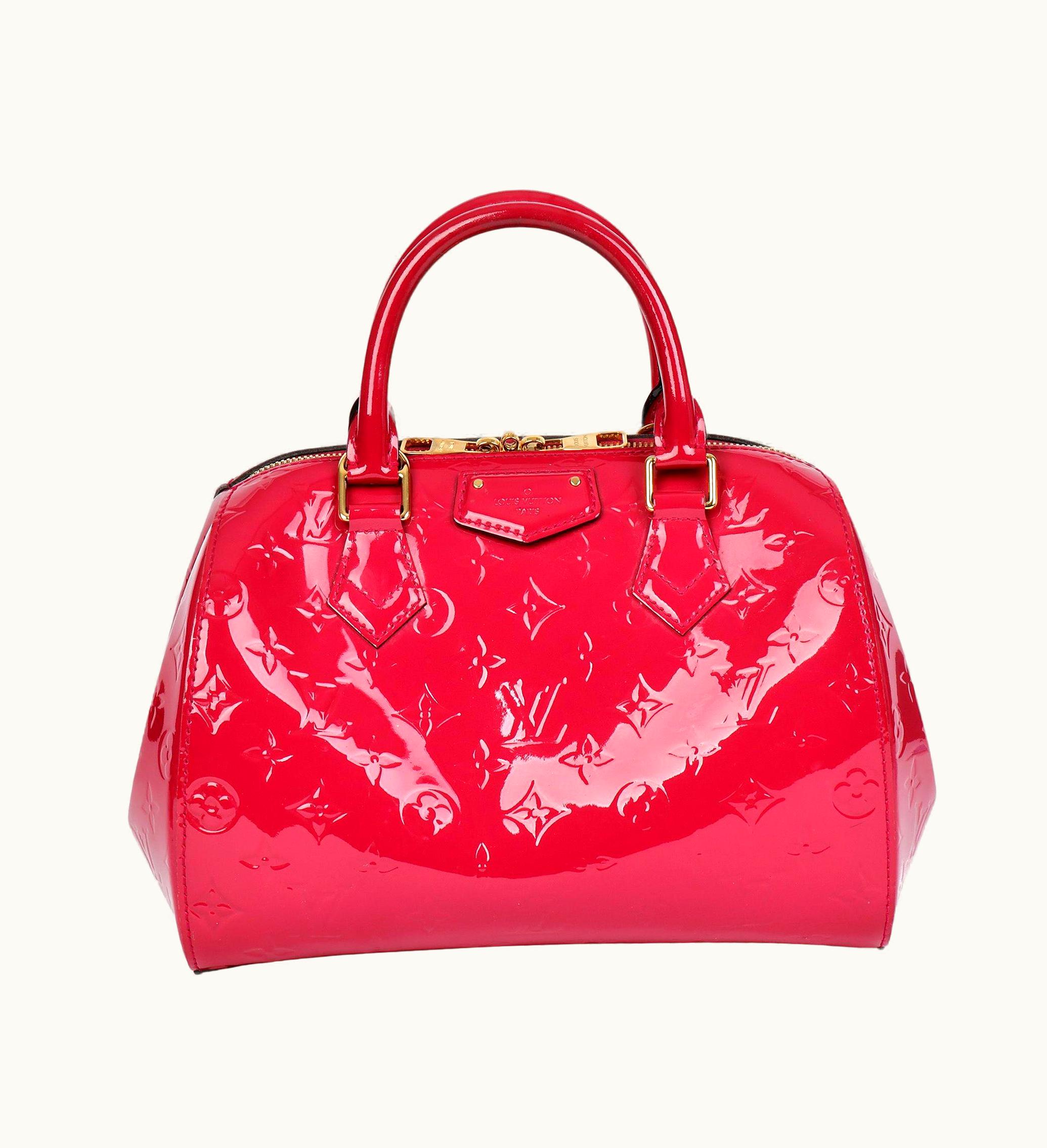 Louis Vuitton Rose Indian Monogram Vernis Leather Montana