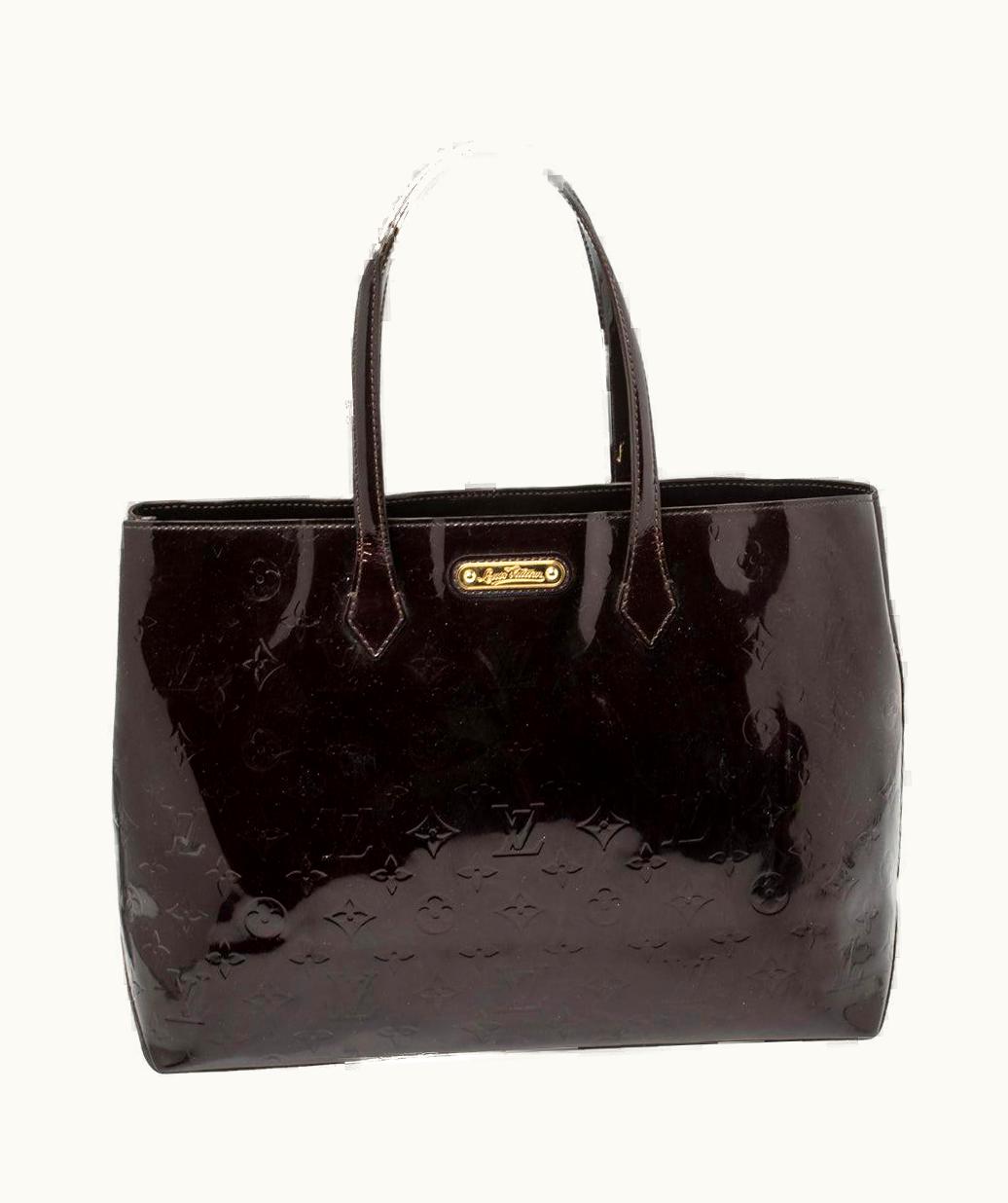 Louis Vuitton Amarante Monogram Vernis Wilshire mm Bag
